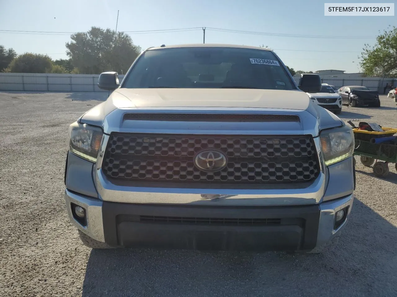 2018 Toyota Tundra Crewmax Sr5 VIN: 5TFEM5F17JX123617 Lot: 76236864