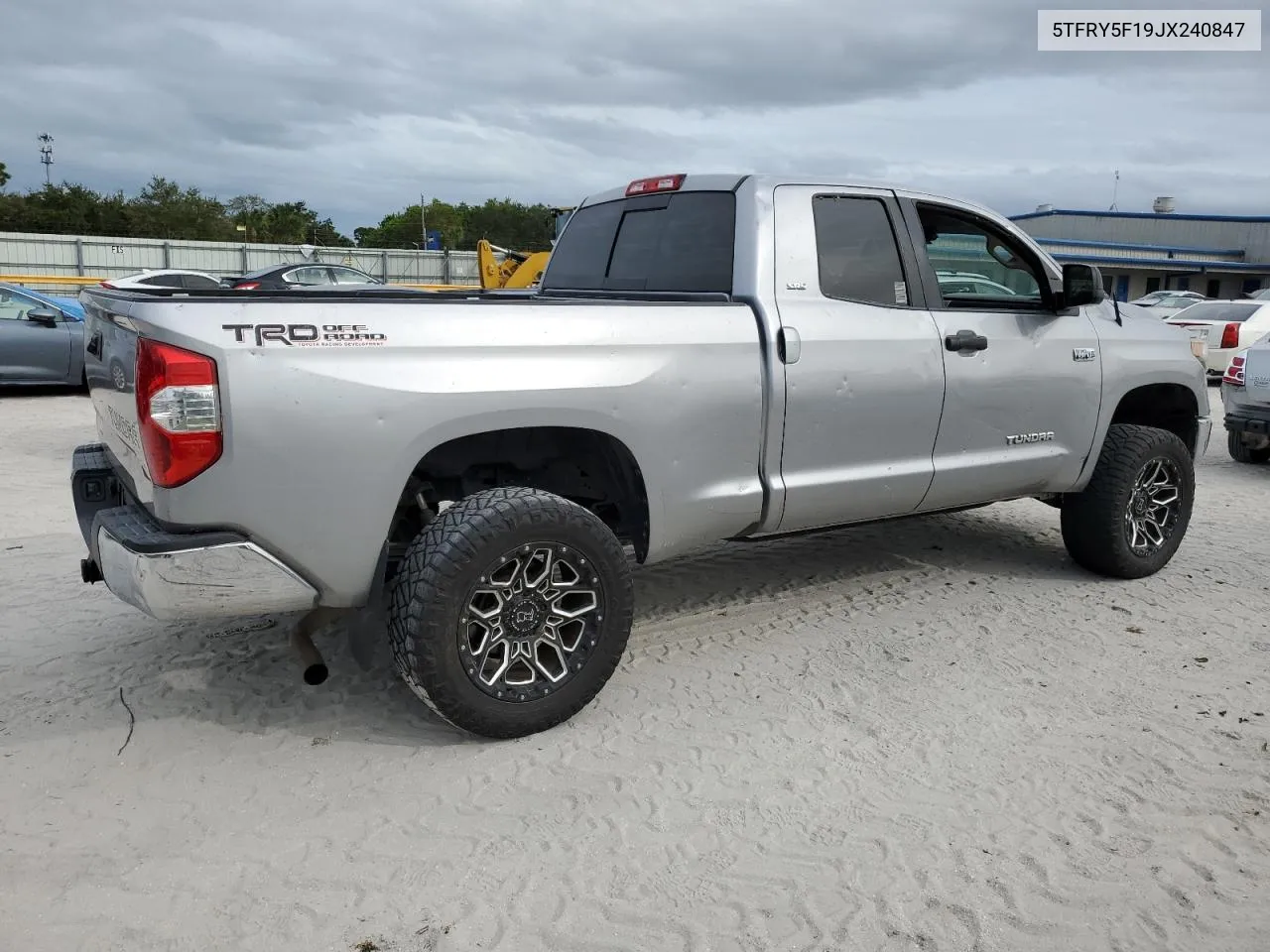 2018 Toyota Tundra Double Cab Sr VIN: 5TFRY5F19JX240847 Lot: 76445654