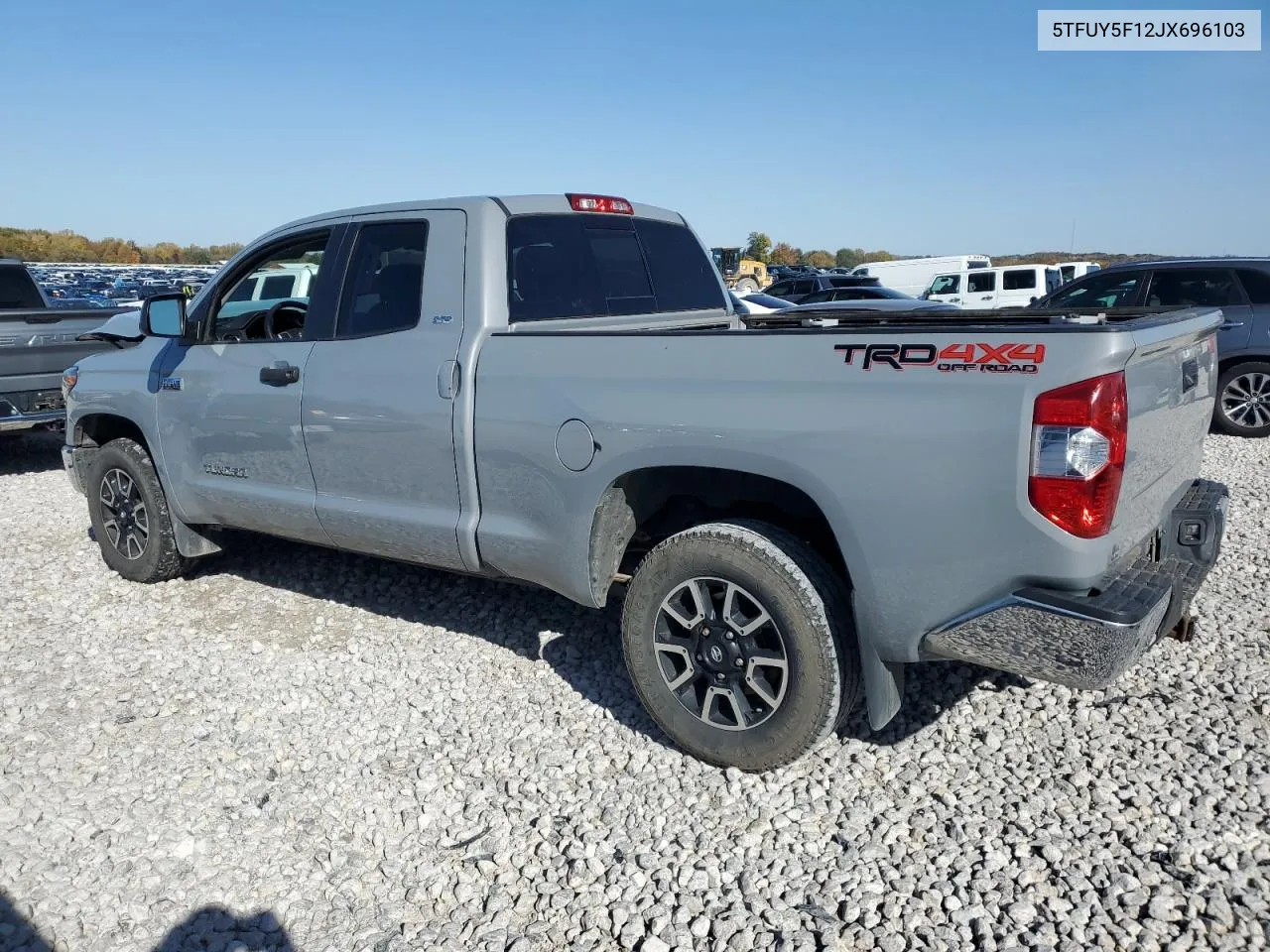 2018 Toyota Tundra Double Cab Sr VIN: 5TFUY5F12JX696103 Lot: 76717714