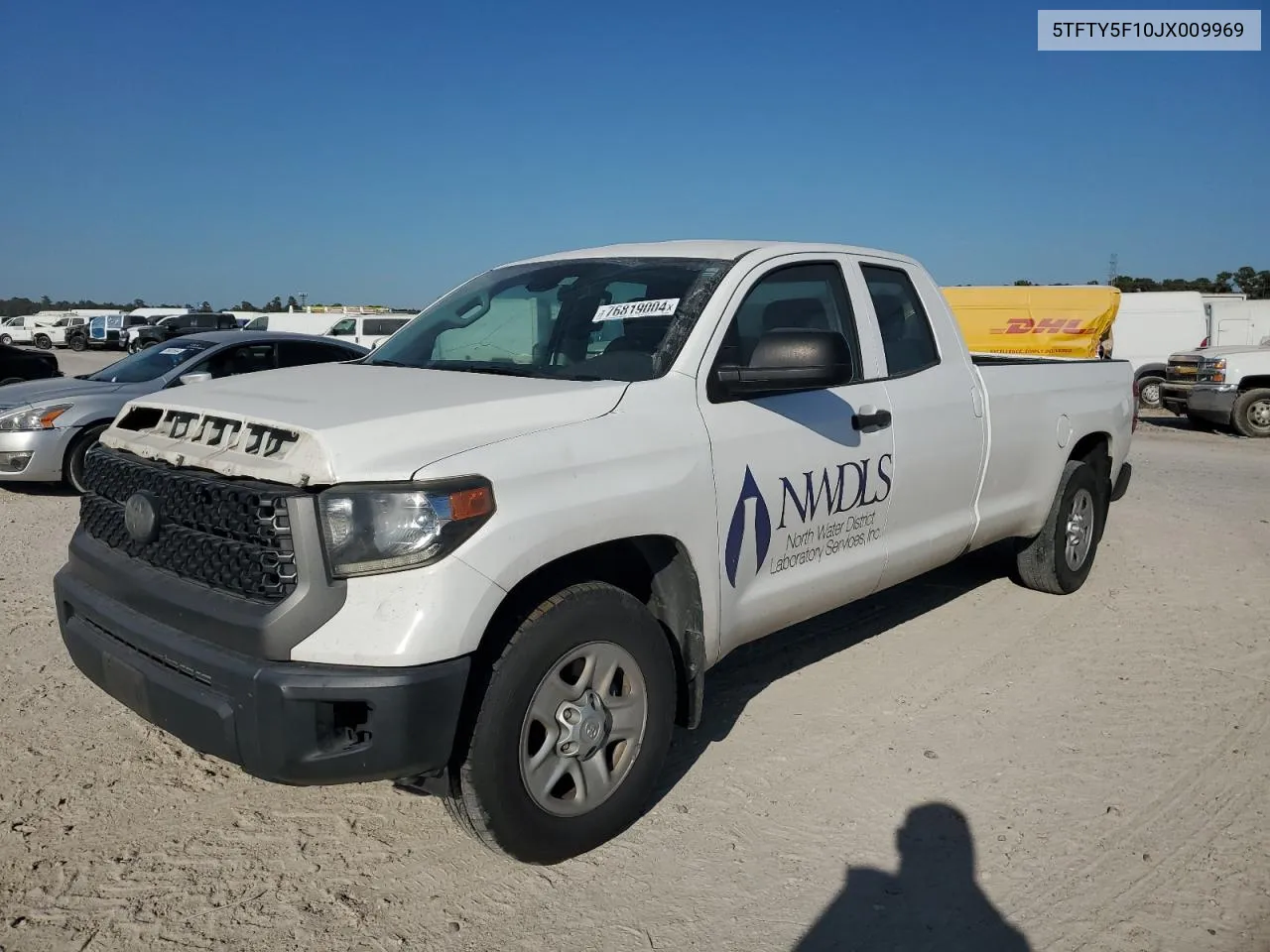 2018 Toyota Tundra Double Cab Sr VIN: 5TFTY5F10JX009969 Lot: 76819004