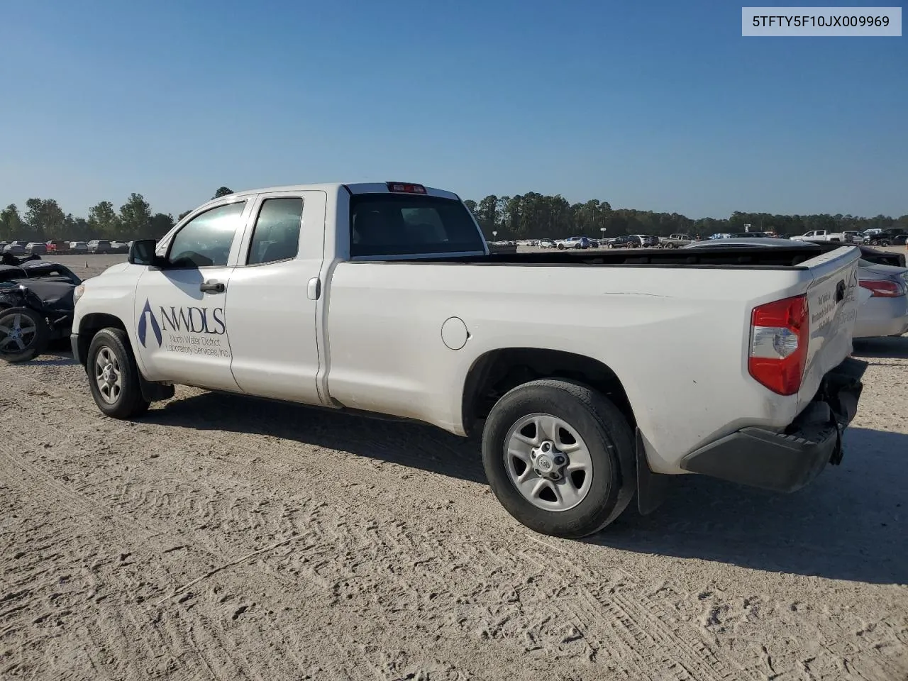 2018 Toyota Tundra Double Cab Sr VIN: 5TFTY5F10JX009969 Lot: 76819004