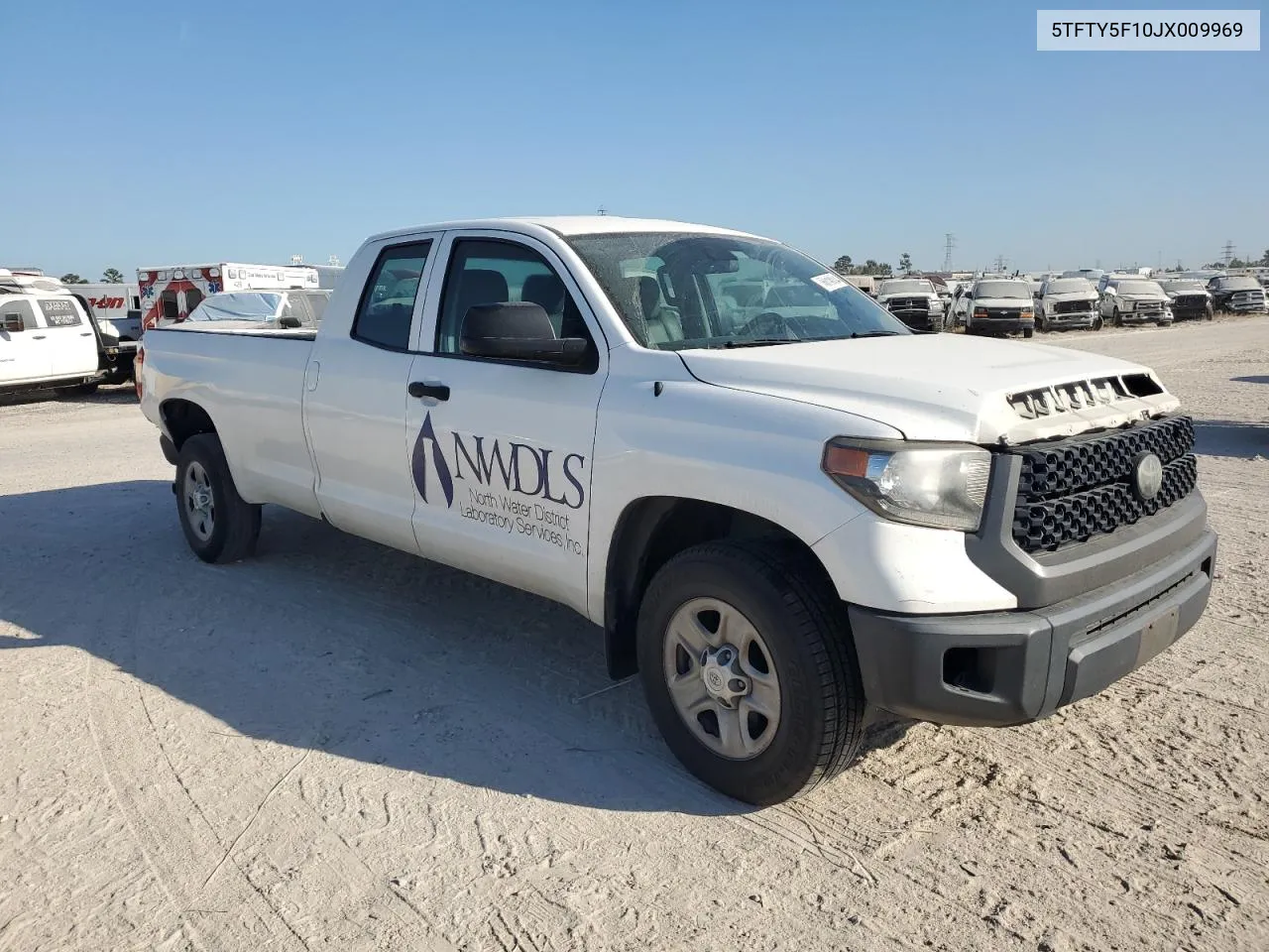 5TFTY5F10JX009969 2018 Toyota Tundra Double Cab Sr