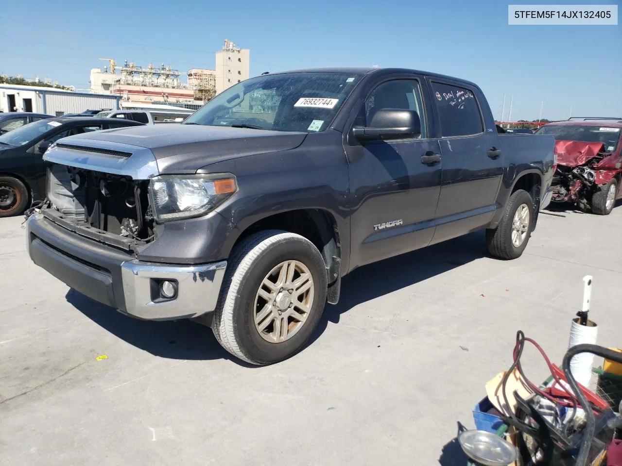 2018 Toyota Tundra Crewmax Sr5 VIN: 5TFEM5F14JX132405 Lot: 76932744