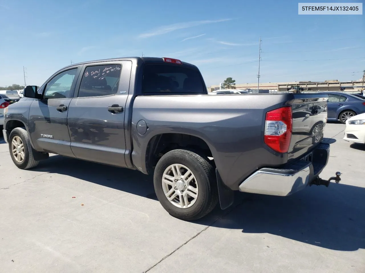 2018 Toyota Tundra Crewmax Sr5 VIN: 5TFEM5F14JX132405 Lot: 76932744