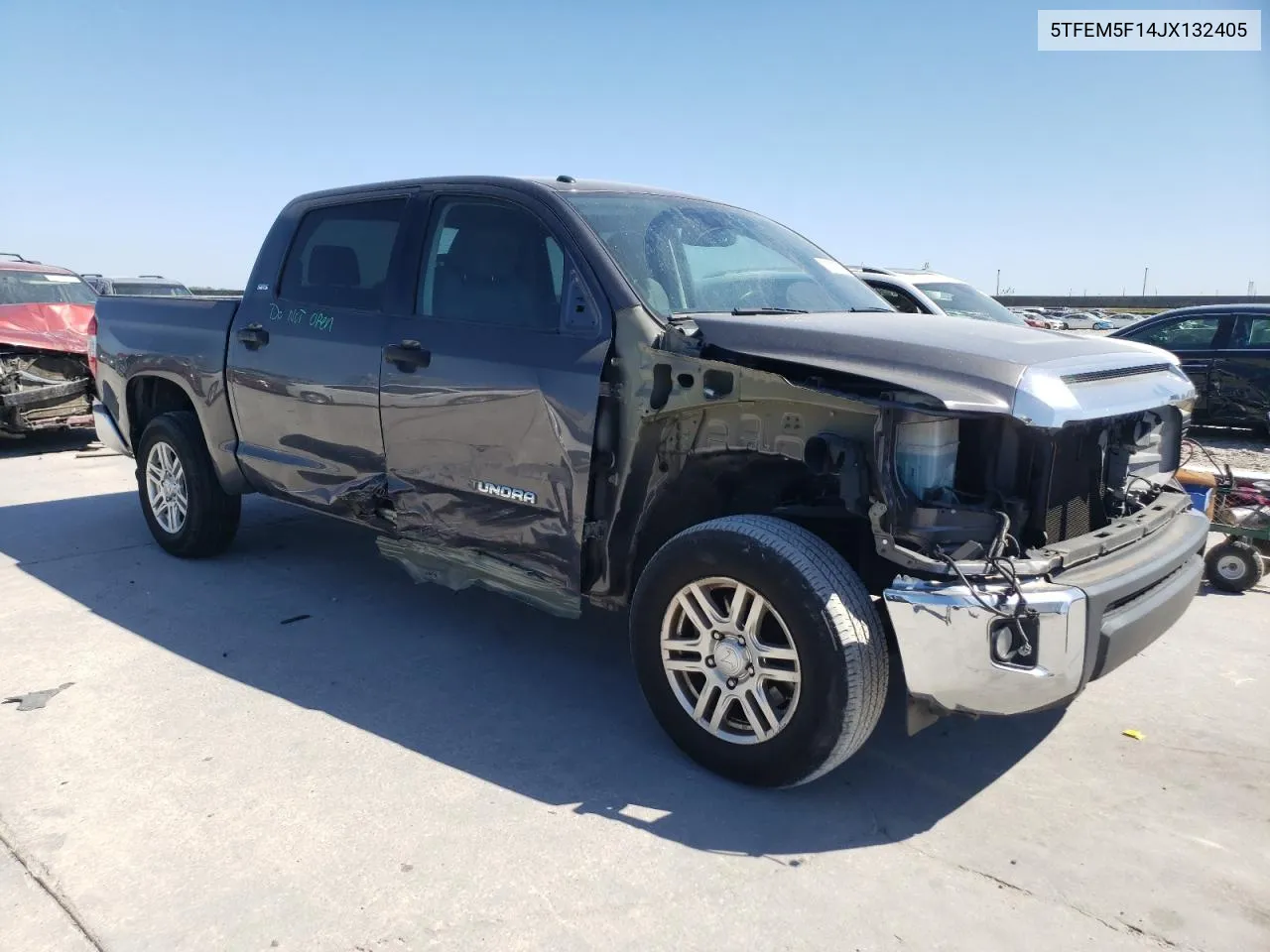 5TFEM5F14JX132405 2018 Toyota Tundra Crewmax Sr5