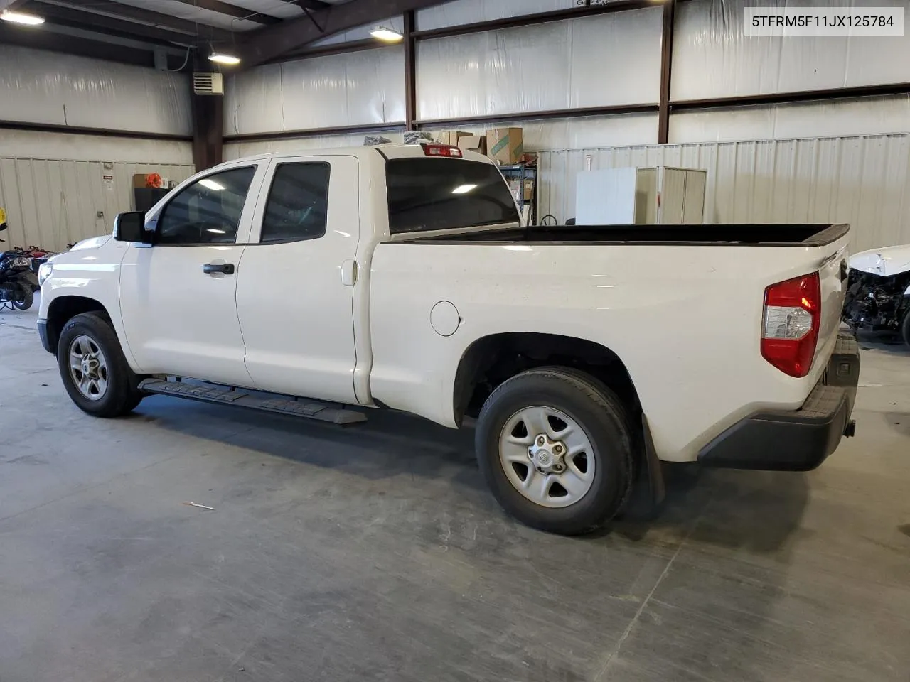 2018 Toyota Tundra Double Cab Sr VIN: 5TFRM5F11JX125784 Lot: 76966994