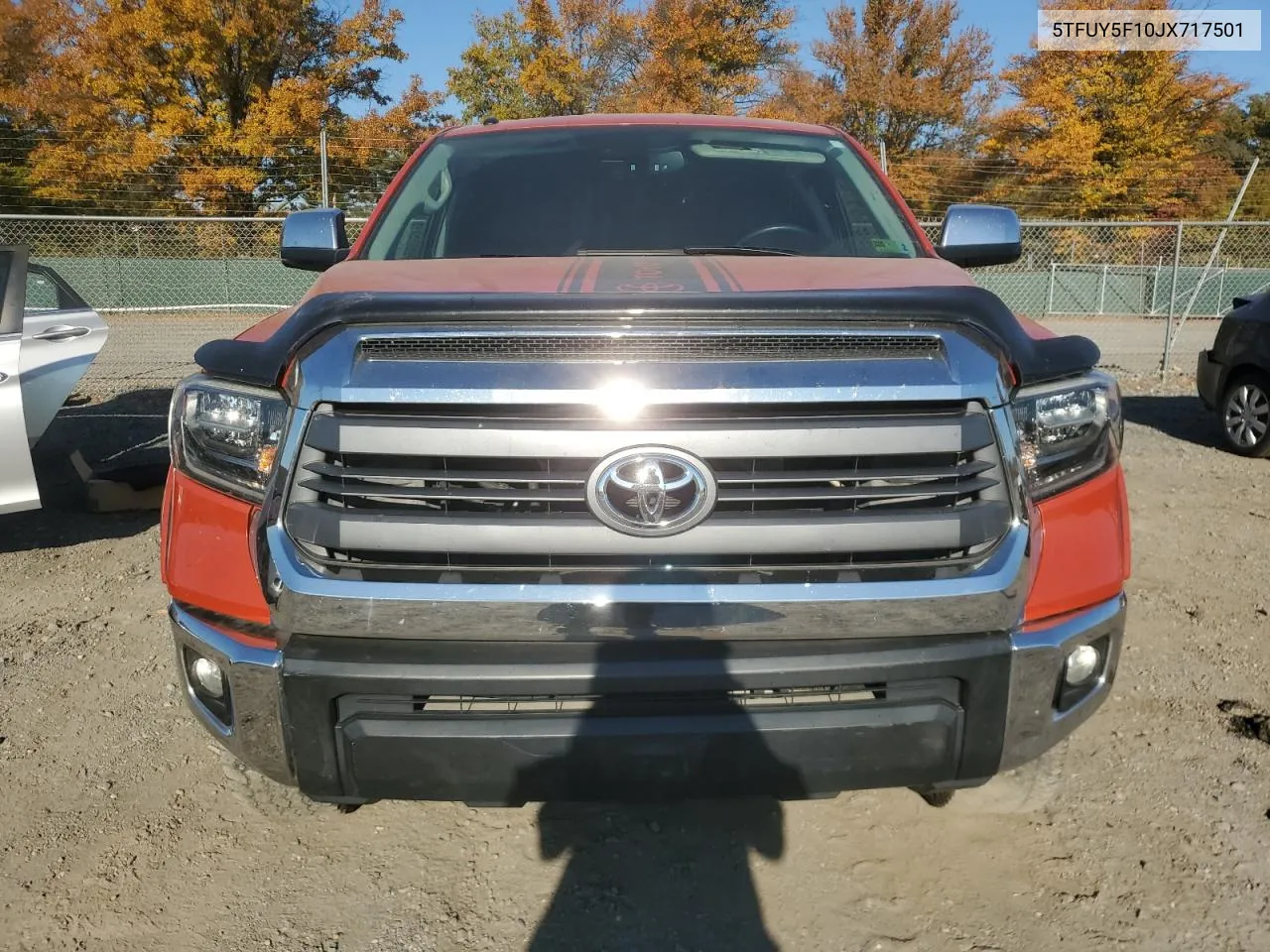 2018 Toyota Tundra Double Cab Sr VIN: 5TFUY5F10JX717501 Lot: 77074384