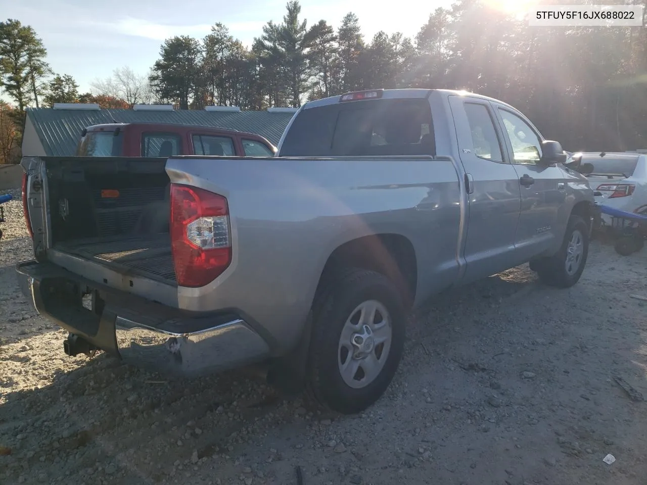 2018 Toyota Tundra Double Cab Sr VIN: 5TFUY5F16JX688022 Lot: 77738534