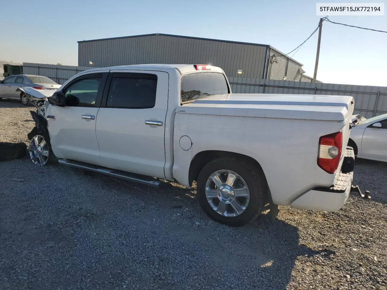 2018 Toyota Tundra Crewmax 1794 VIN: 5TFAW5F15JX772194 Lot: 77962754