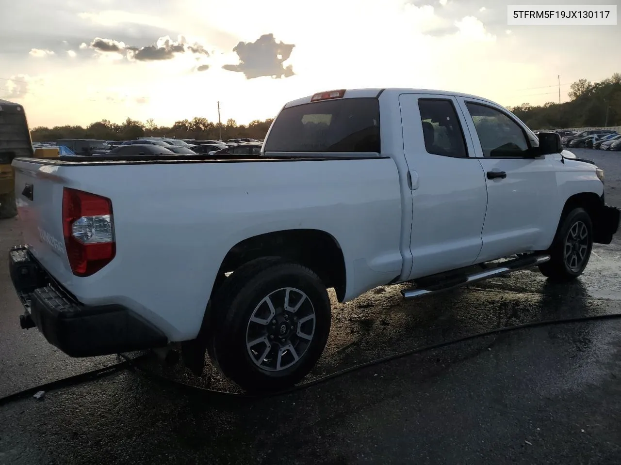 5TFRM5F19JX130117 2018 Toyota Tundra Double Cab Sr