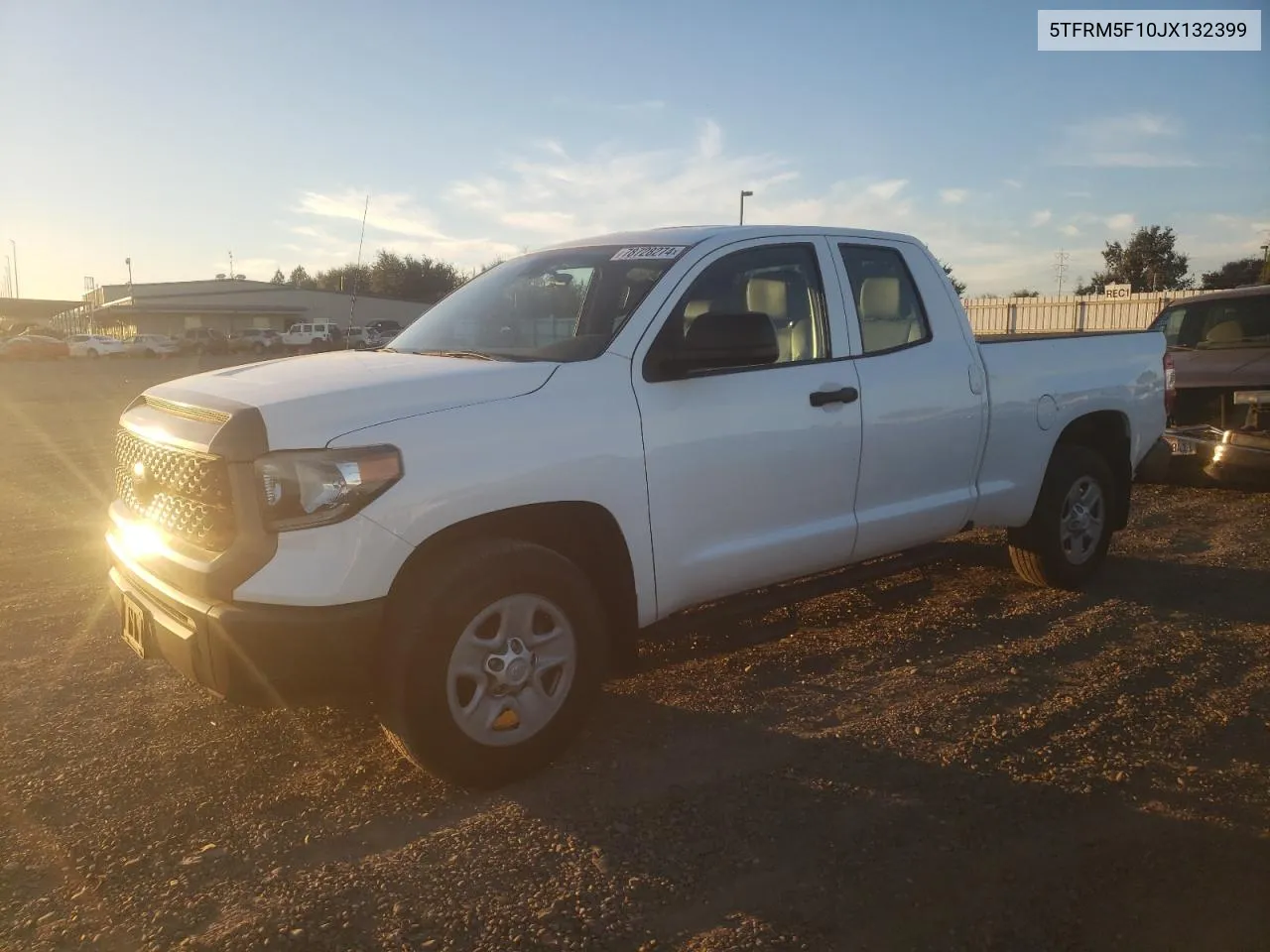 2018 Toyota Tundra Double Cab Sr VIN: 5TFRM5F10JX132399 Lot: 78728274