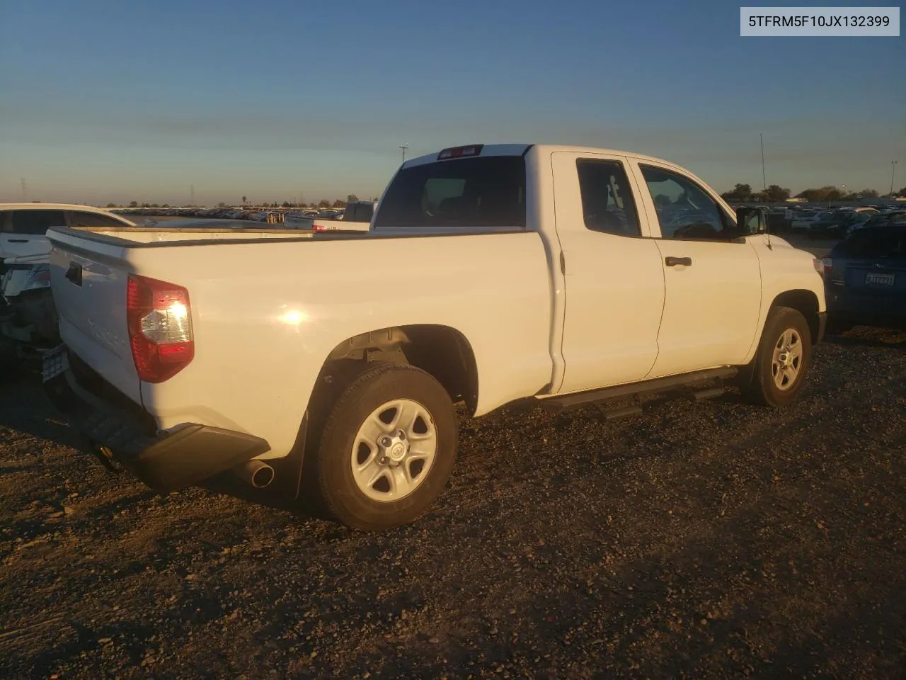 2018 Toyota Tundra Double Cab Sr VIN: 5TFRM5F10JX132399 Lot: 78728274