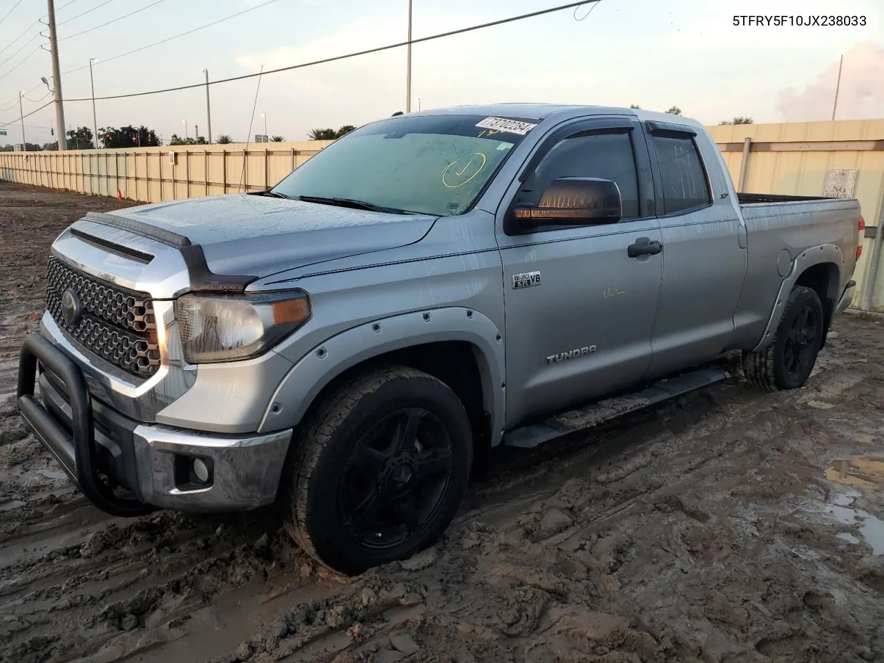 2018 Toyota Tundra Double Cab Sr VIN: 5TFRY5F10JX238033 Lot: 78916824