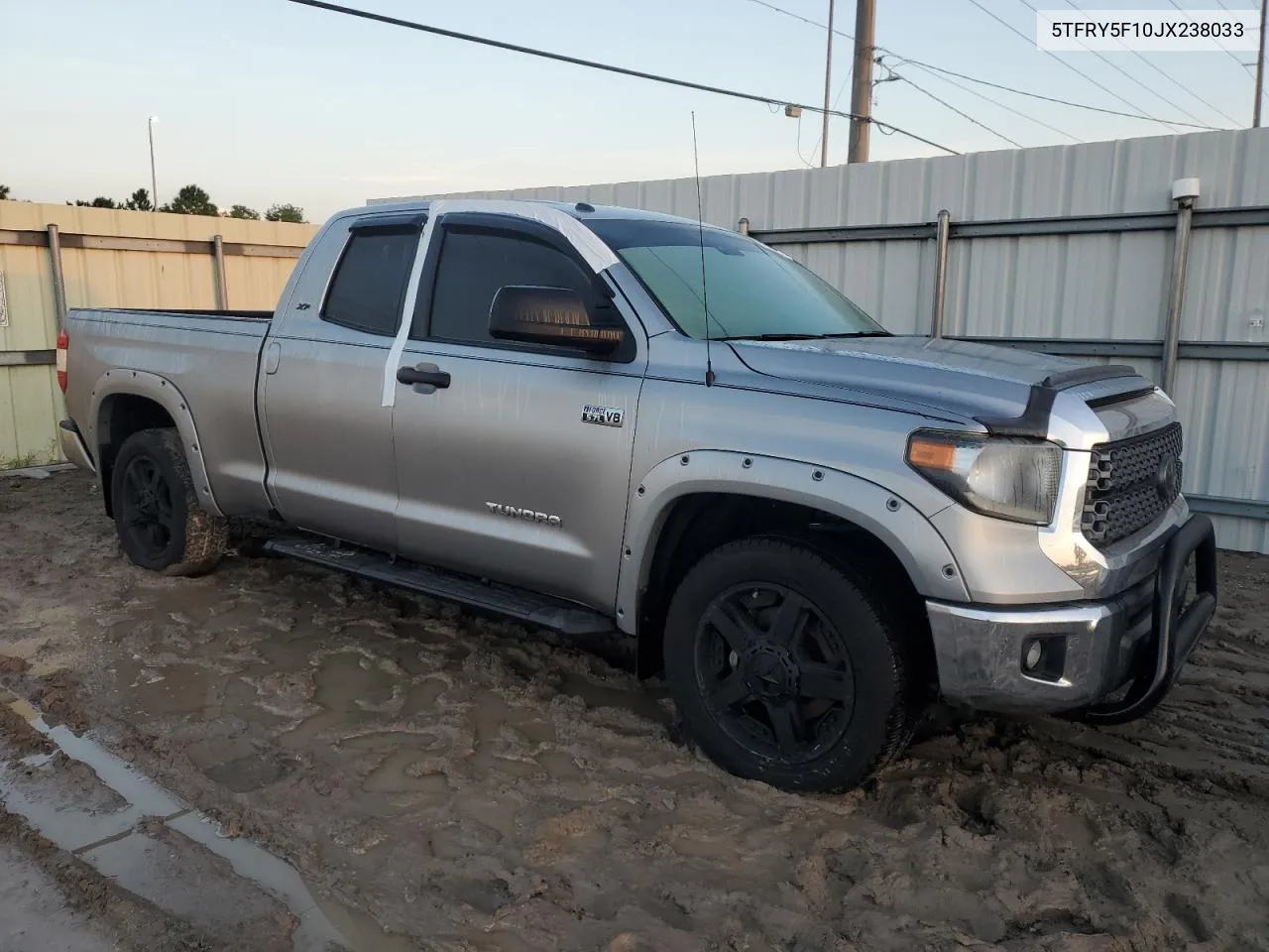 2018 Toyota Tundra Double Cab Sr VIN: 5TFRY5F10JX238033 Lot: 78916824