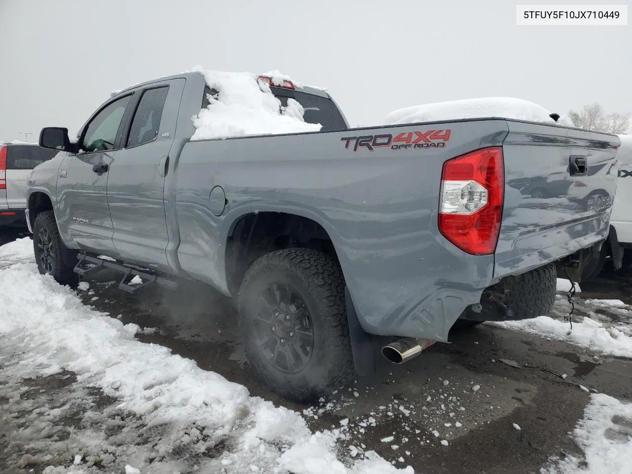 2018 Toyota Tundra Double Cab Sr VIN: 5TFUY5F10JX710449 Lot: 79658504