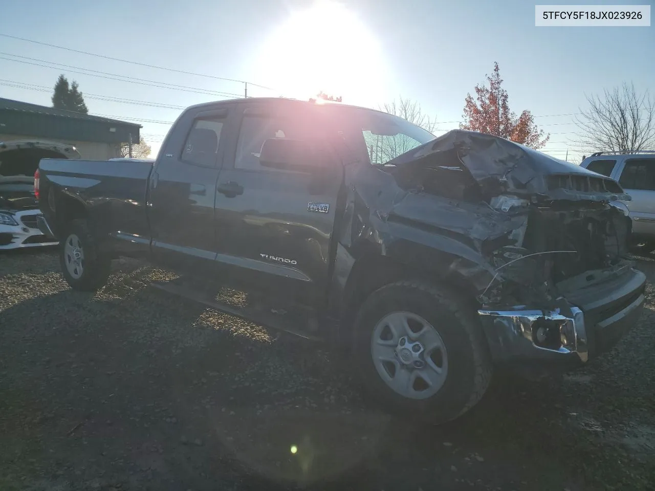 2018 Toyota Tundra Double Cab Sr VIN: 5TFCY5F18JX023926 Lot: 79761474