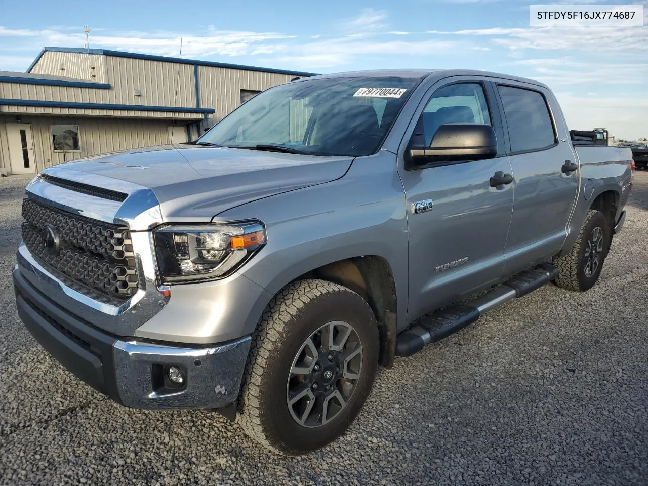 2018 Toyota Tundra Crewmax Sr5 VIN: 5TFDY5F16JX774687 Lot: 79770044