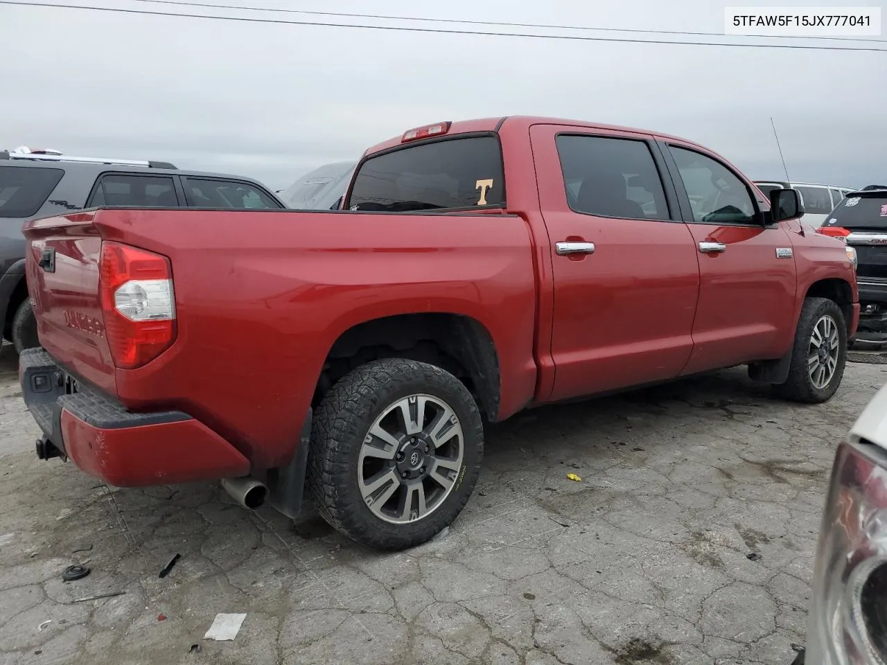 2018 Toyota Tundra Crewmax 1794 VIN: 5TFAW5F15JX777041 Lot: 79855984