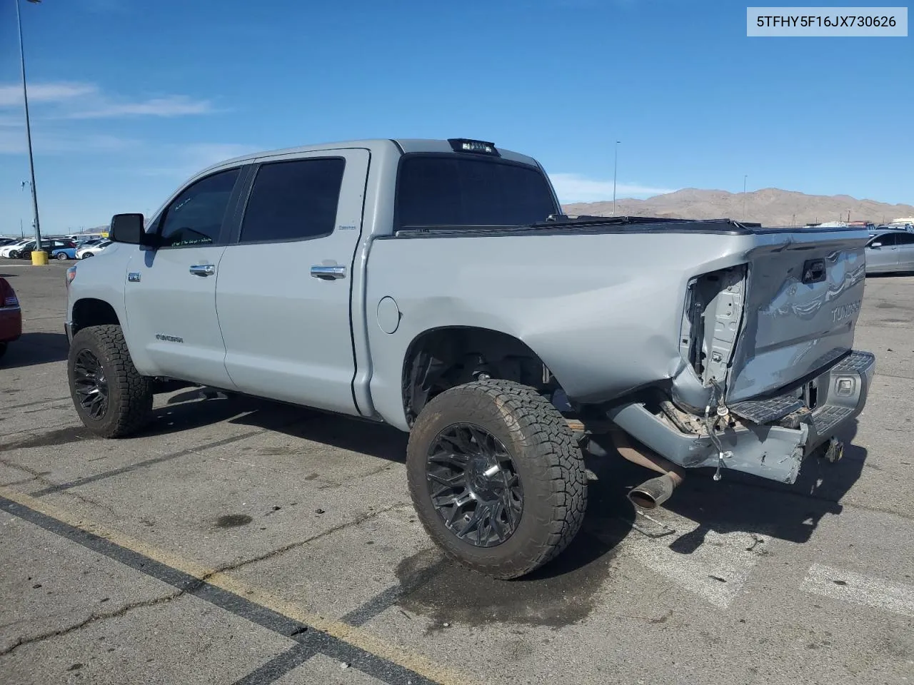 2018 Toyota Tundra Crewmax Limited VIN: 5TFHY5F16JX730626 Lot: 79857894