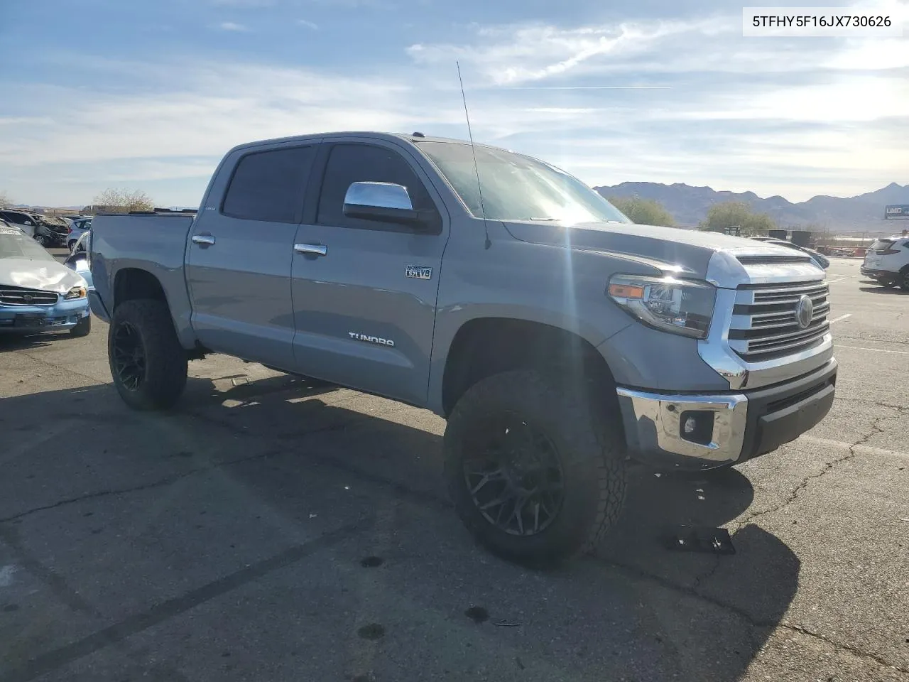 2018 Toyota Tundra Crewmax Limited VIN: 5TFHY5F16JX730626 Lot: 79857894