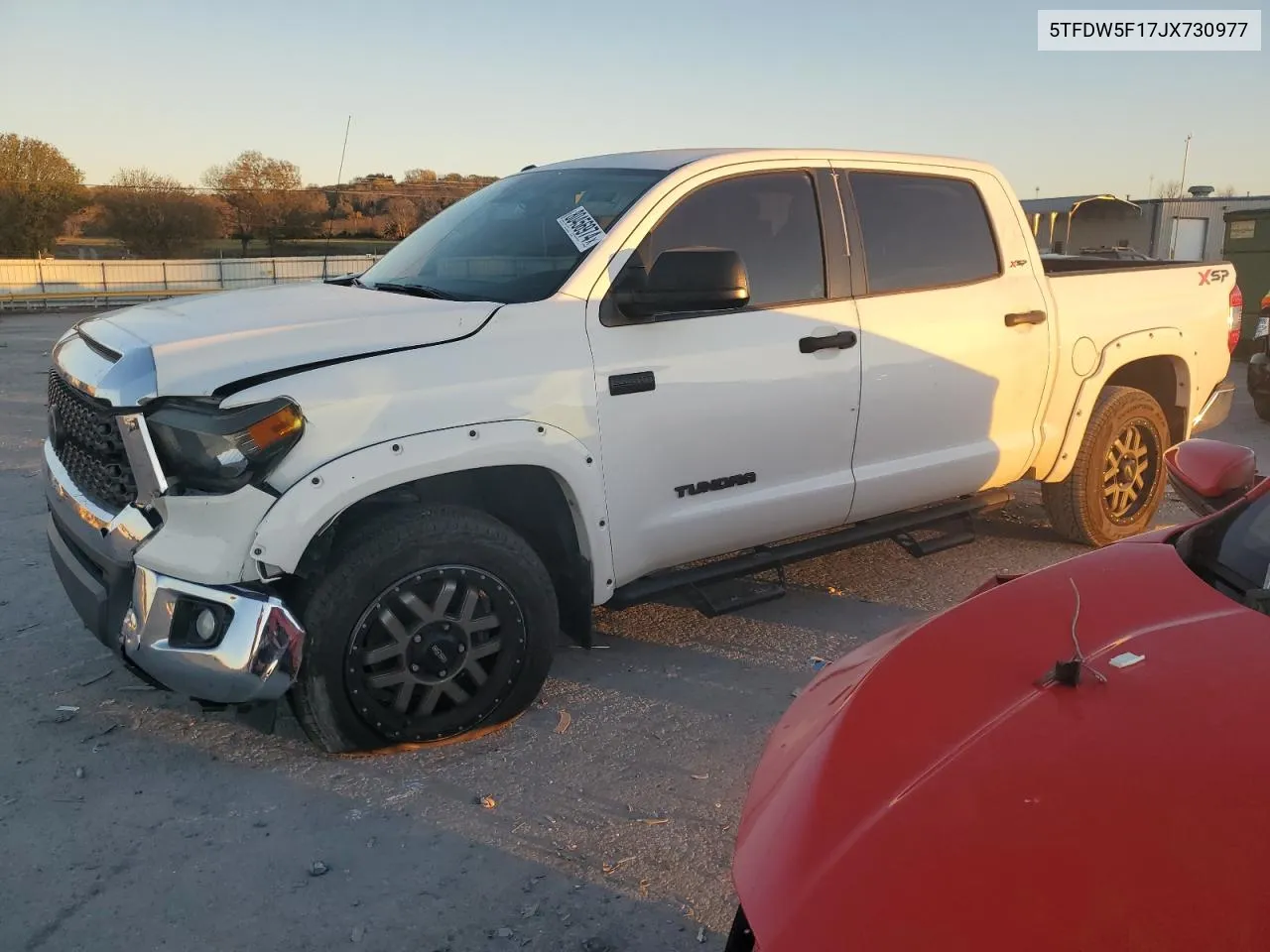 2018 Toyota Tundra Crewmax Sr5 VIN: 5TFDW5F17JX730977 Lot: 80456974