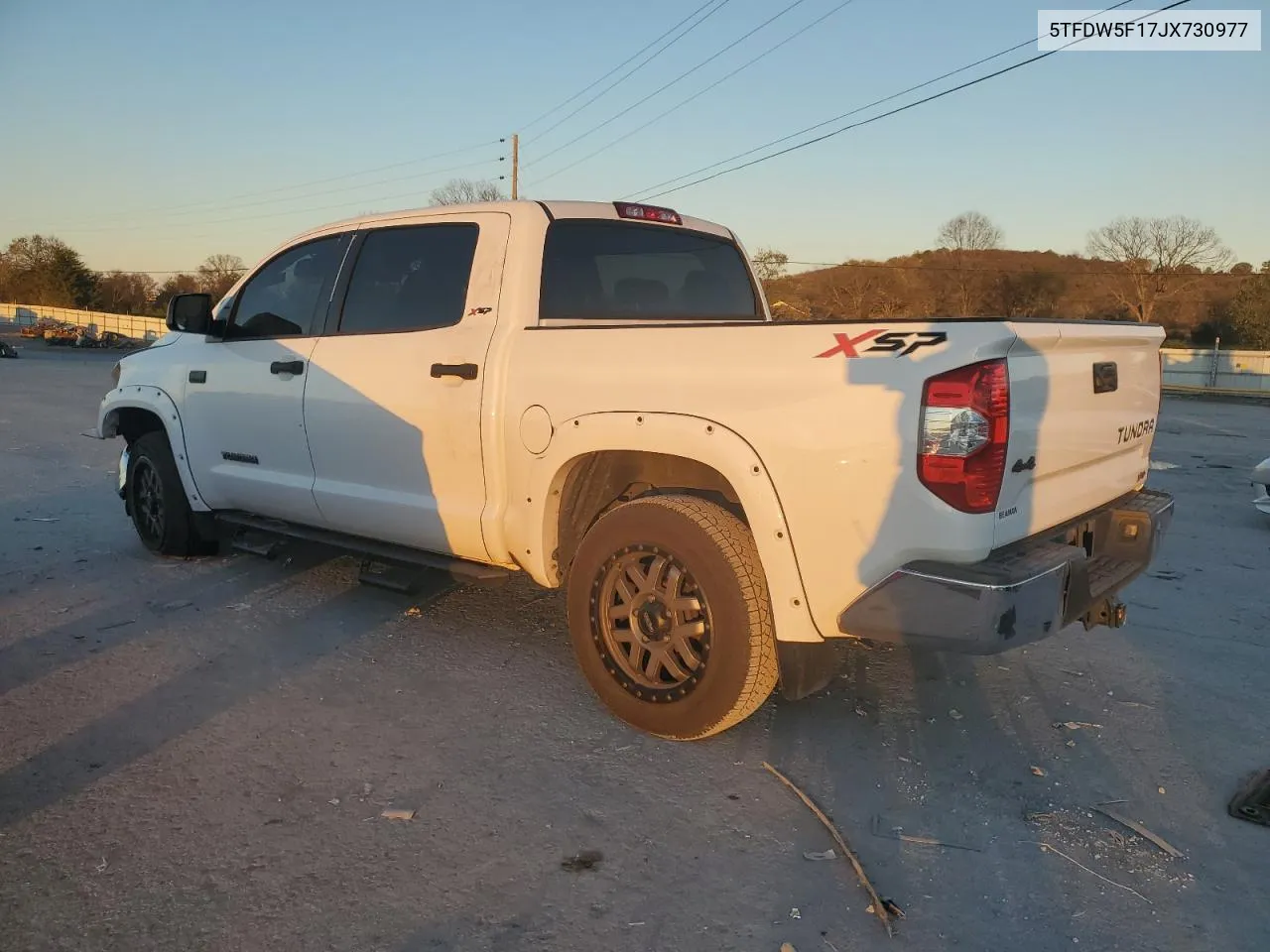 2018 Toyota Tundra Crewmax Sr5 VIN: 5TFDW5F17JX730977 Lot: 80456974