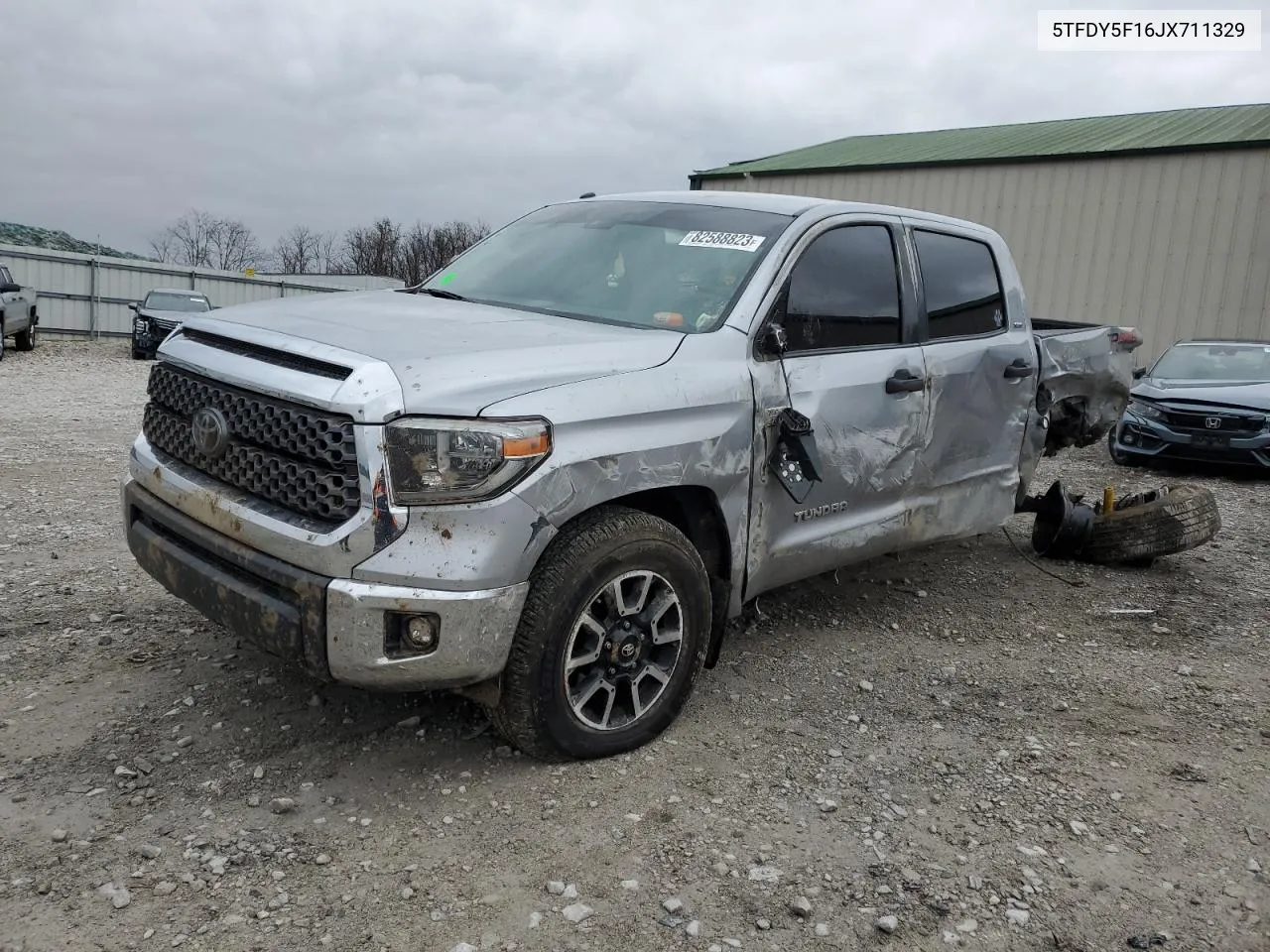 2018 Toyota Tundra Crewmax Sr5 VIN: 5TFDY5F16JX711329 Lot: 82588823