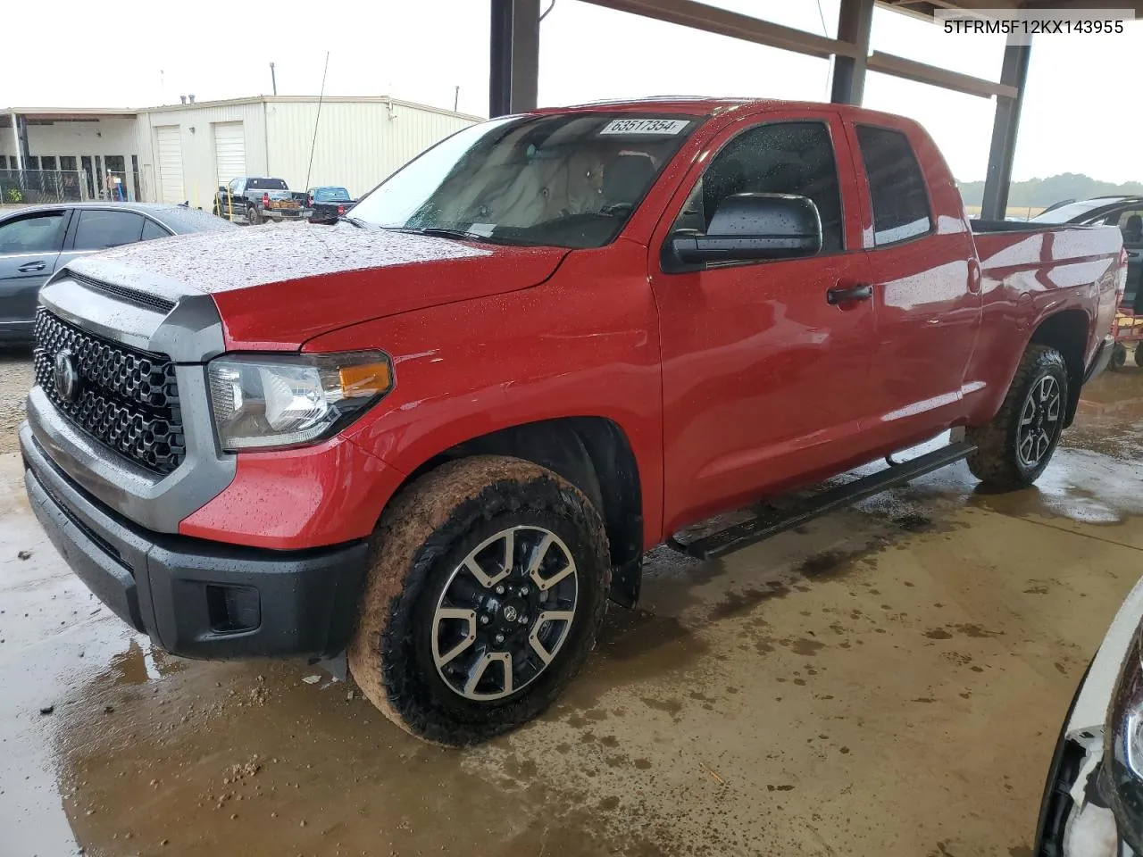 5TFRM5F12KX143955 2019 Toyota Tundra Double Cab Sr/Sr5