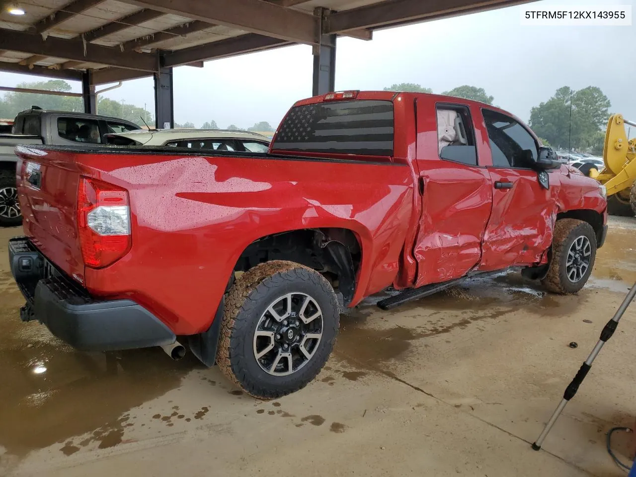 2019 Toyota Tundra Double Cab Sr/Sr5 VIN: 5TFRM5F12KX143955 Lot: 63517354