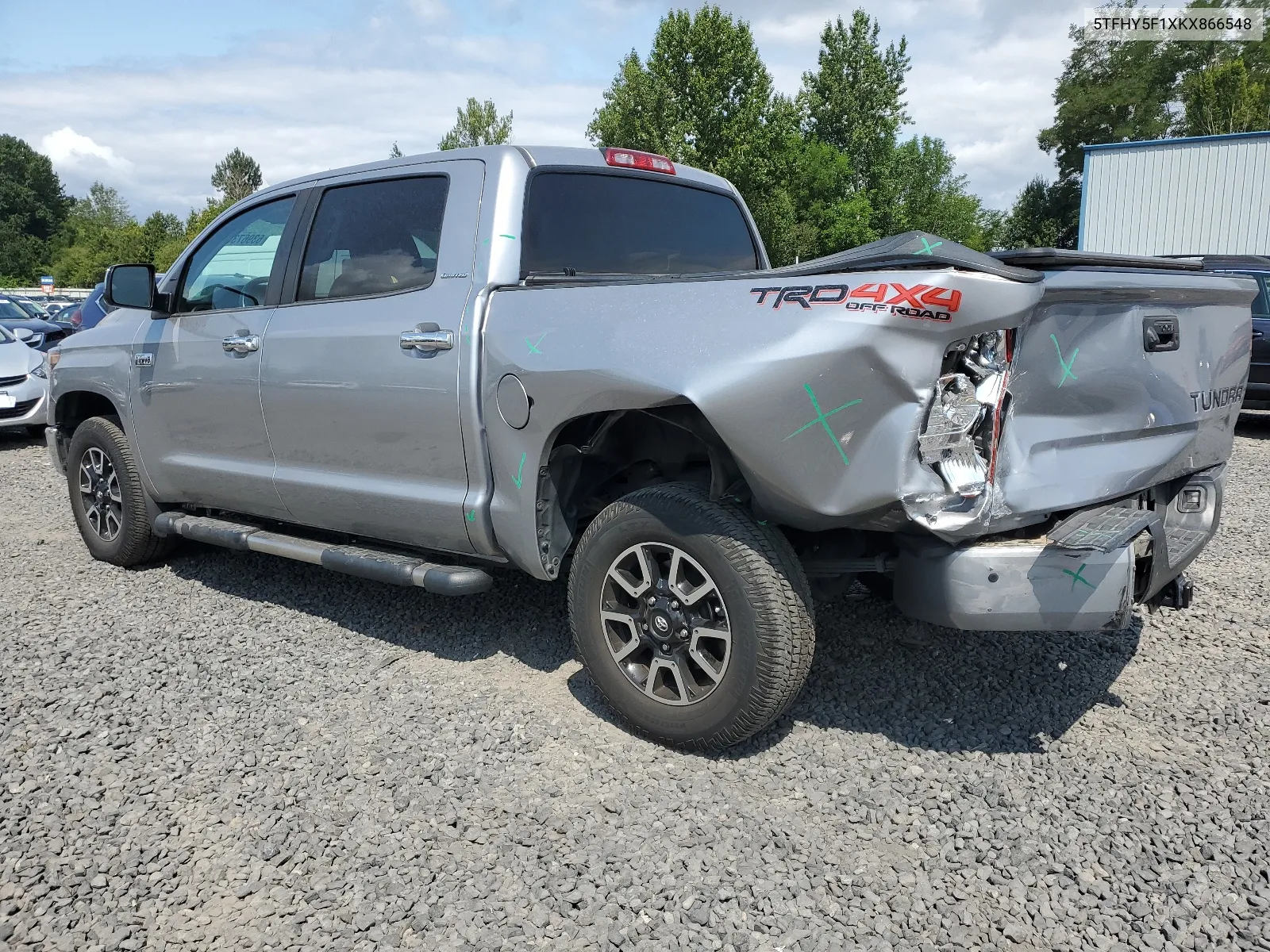 2019 Toyota Tundra Crewmax Limited VIN: 5TFHY5F1XKX866548 Lot: 63967384