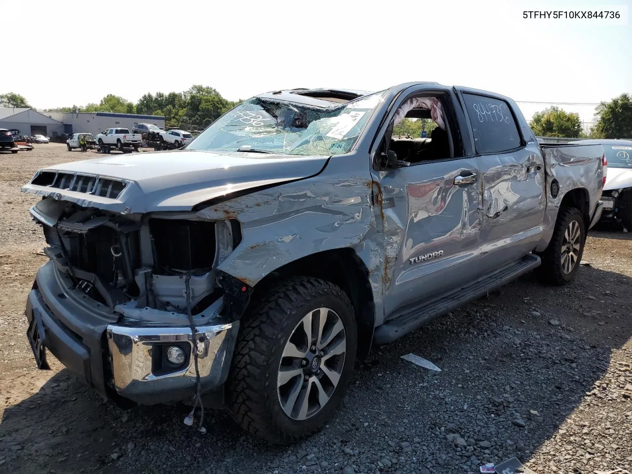 2019 Toyota Tundra Crewmax Limited VIN: 5TFHY5F10KX844736 Lot: 65752924