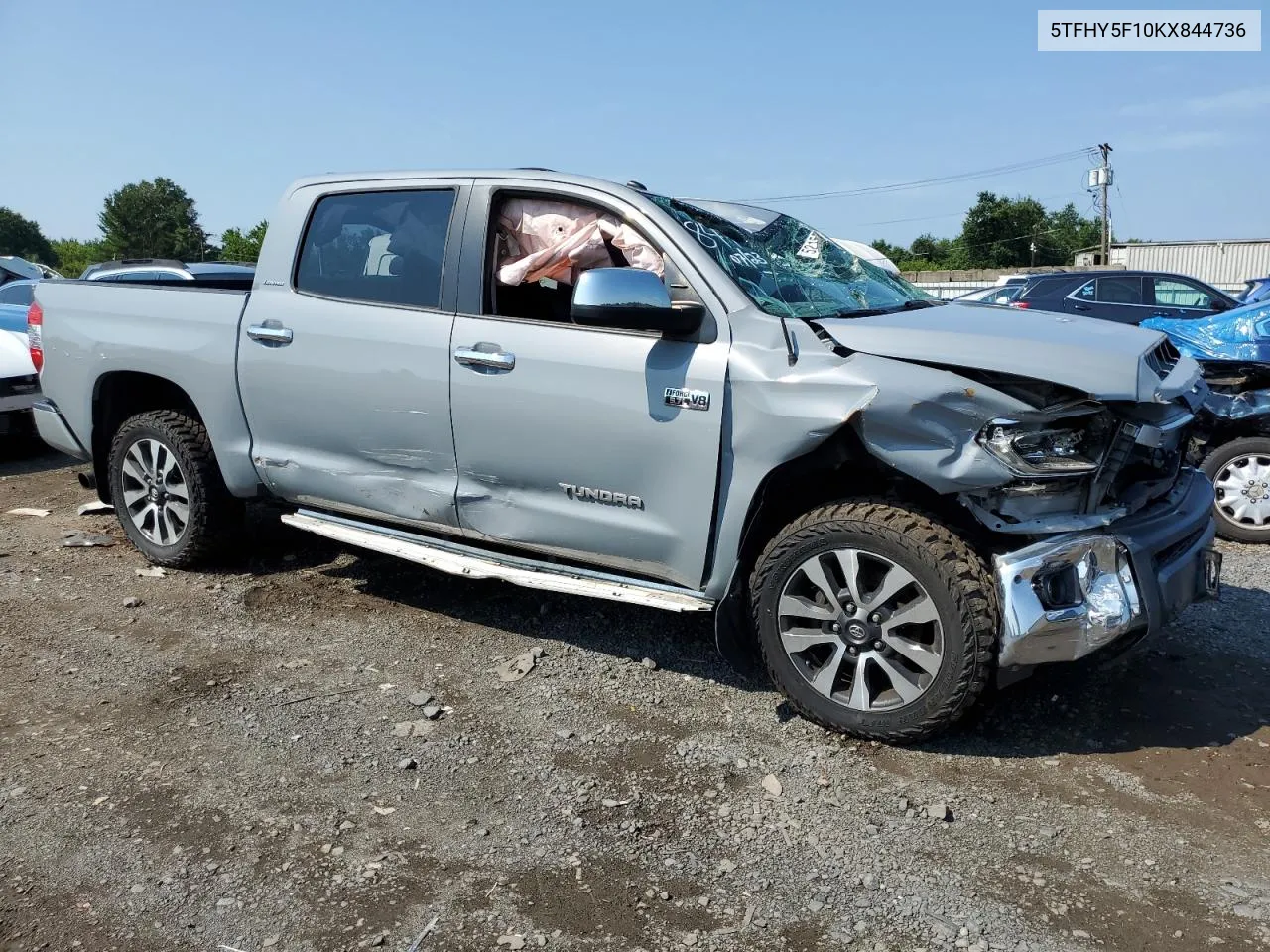 2019 Toyota Tundra Crewmax Limited VIN: 5TFHY5F10KX844736 Lot: 65752924