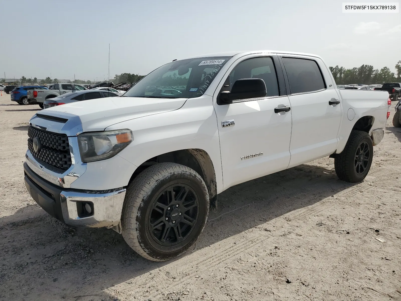 2019 Toyota Tundra Crewmax Sr5 VIN: 5TFDW5F15KX789138 Lot: 65769514