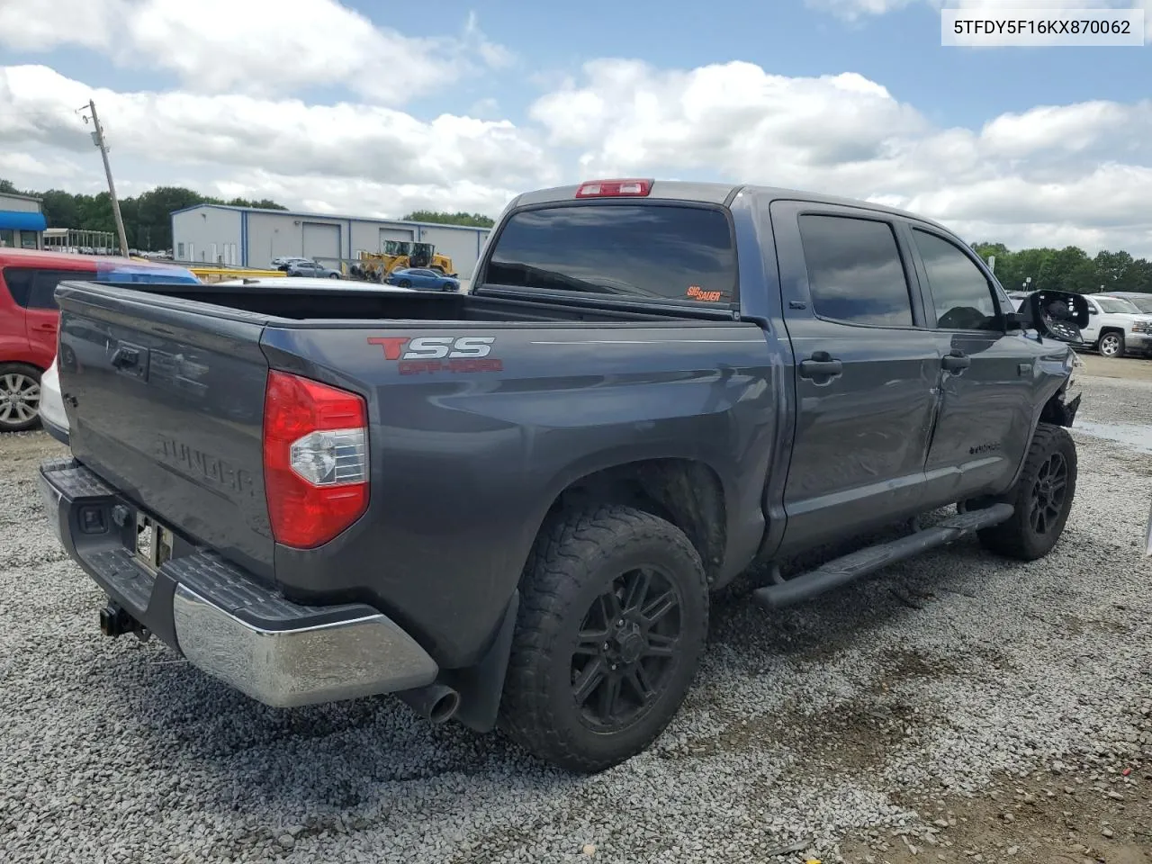 2019 Toyota Tundra Crewmax Sr5 VIN: 5TFDY5F16KX870062 Lot: 66461514