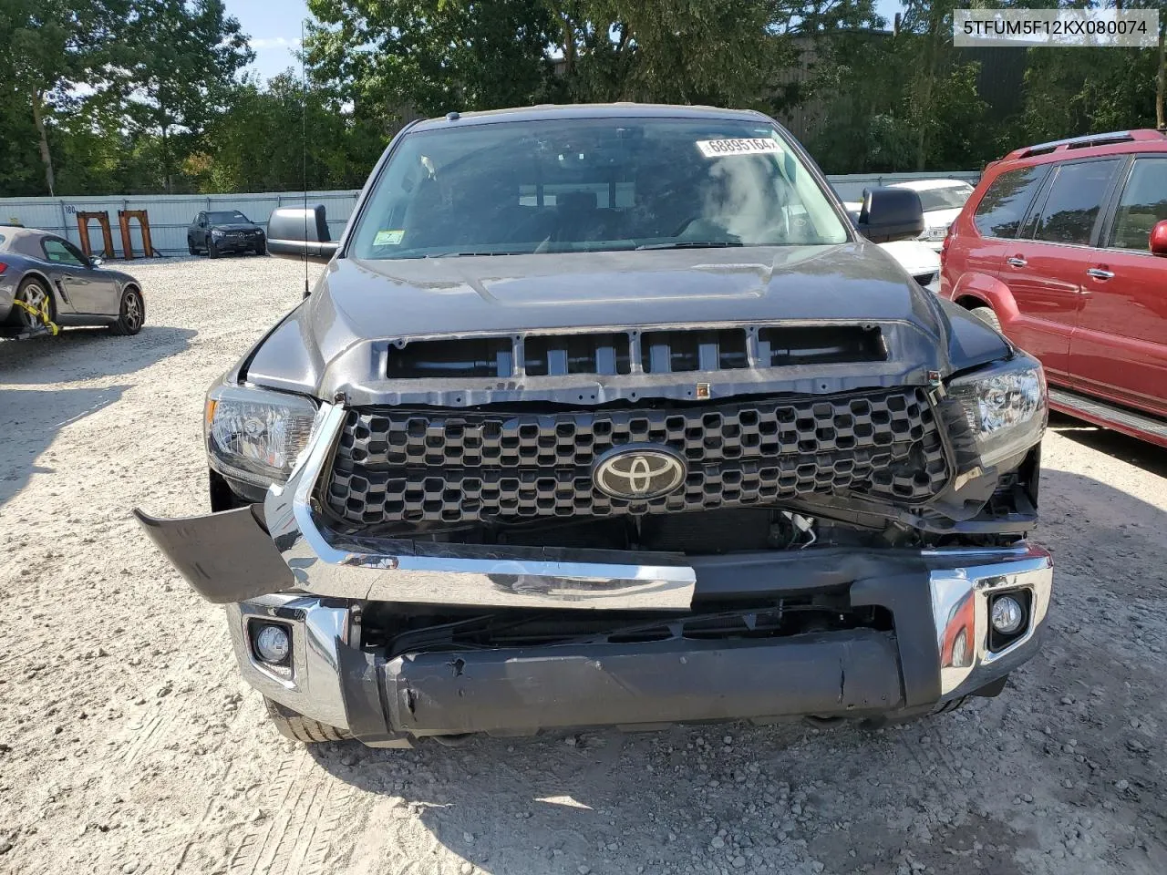 2019 Toyota Tundra Double Cab Sr VIN: 5TFUM5F12KX080074 Lot: 68895164