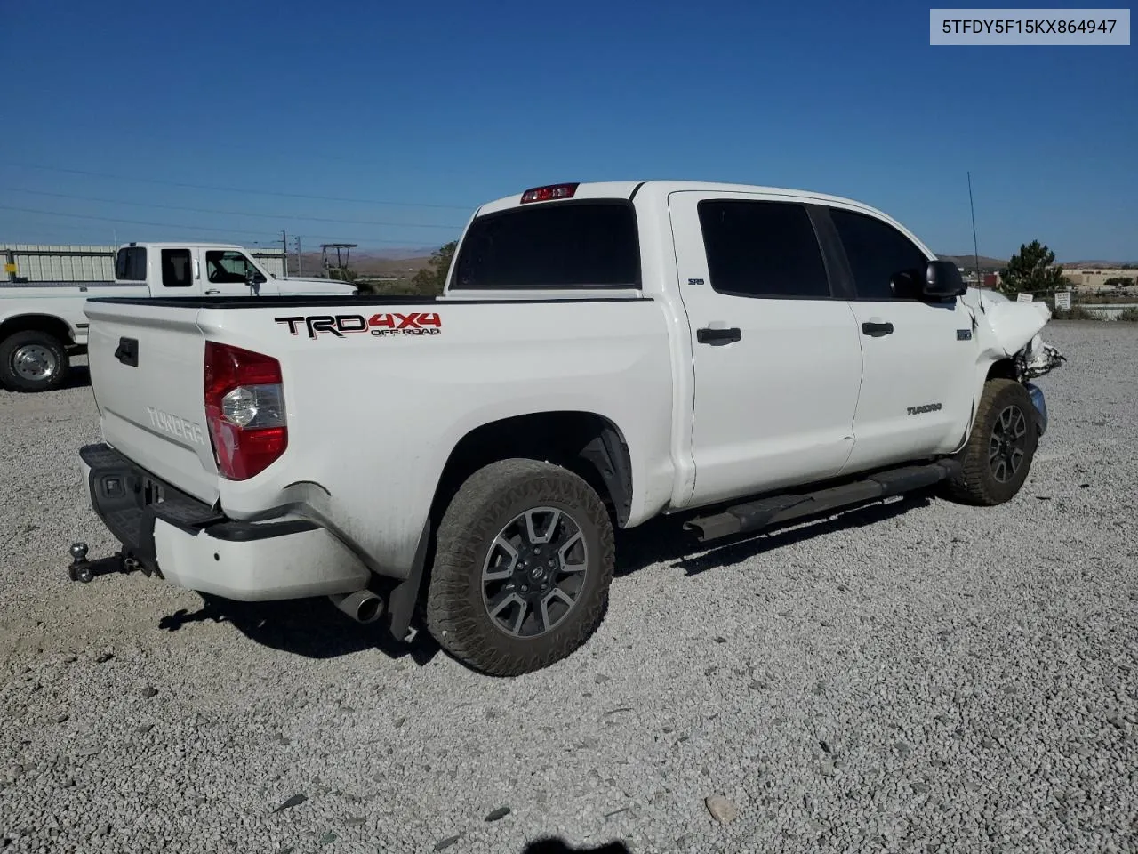 2019 Toyota Tundra Crewmax Sr5 VIN: 5TFDY5F15KX864947 Lot: 68953954