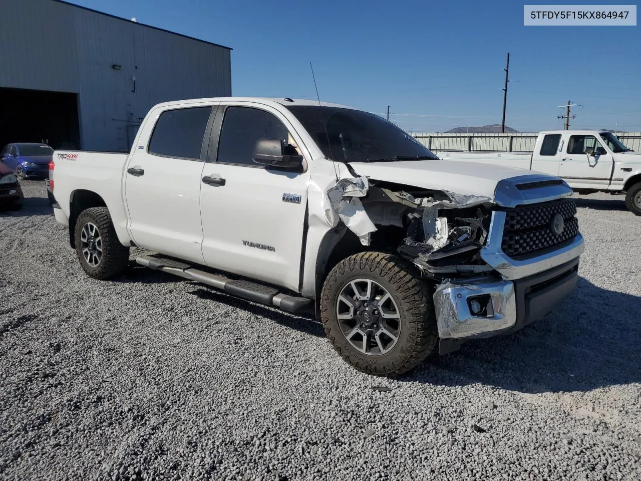 2019 Toyota Tundra Crewmax Sr5 VIN: 5TFDY5F15KX864947 Lot: 68953954