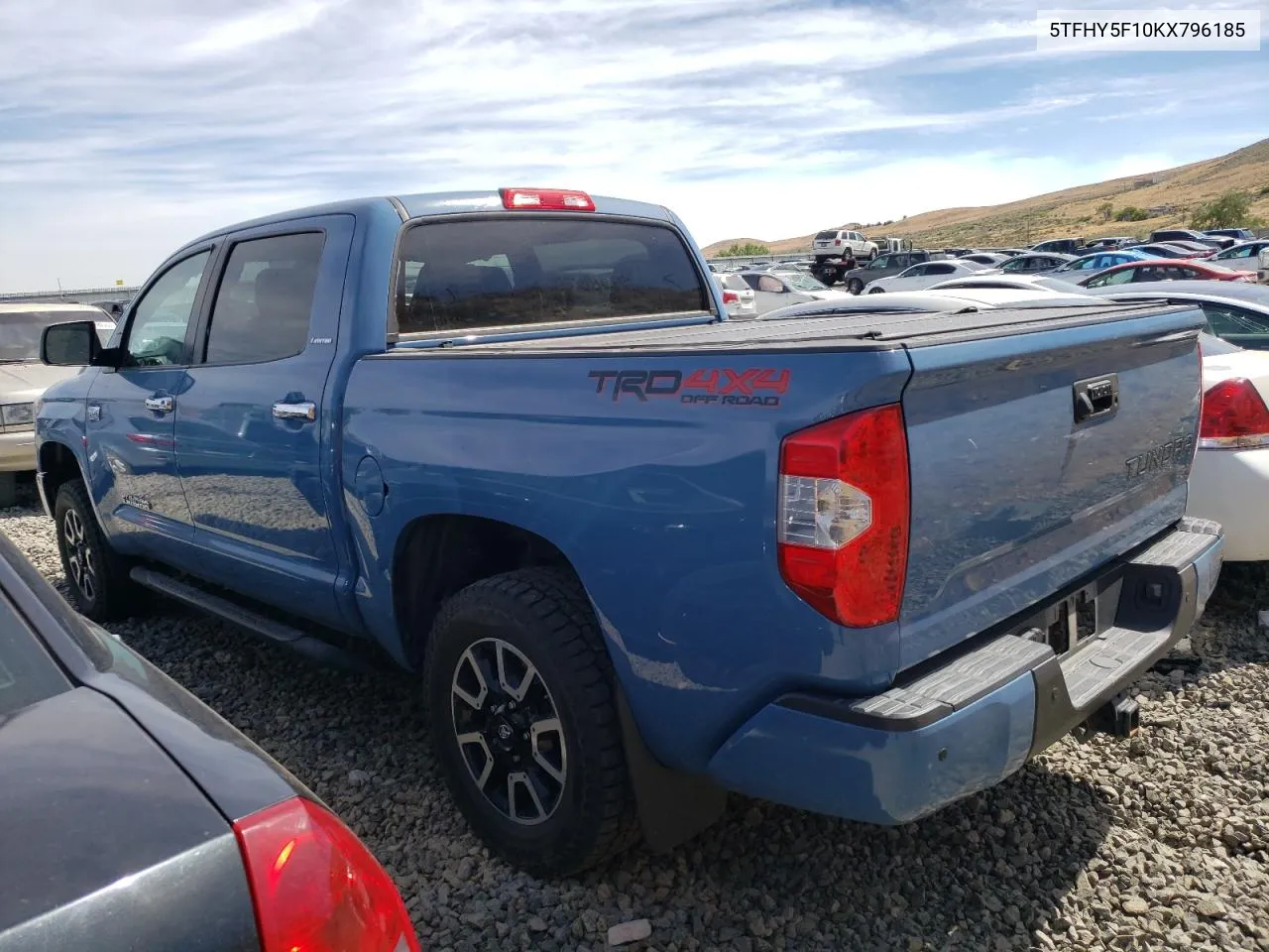 2019 Toyota Tundra Crewmax Limited VIN: 5TFHY5F10KX796185 Lot: 69170254