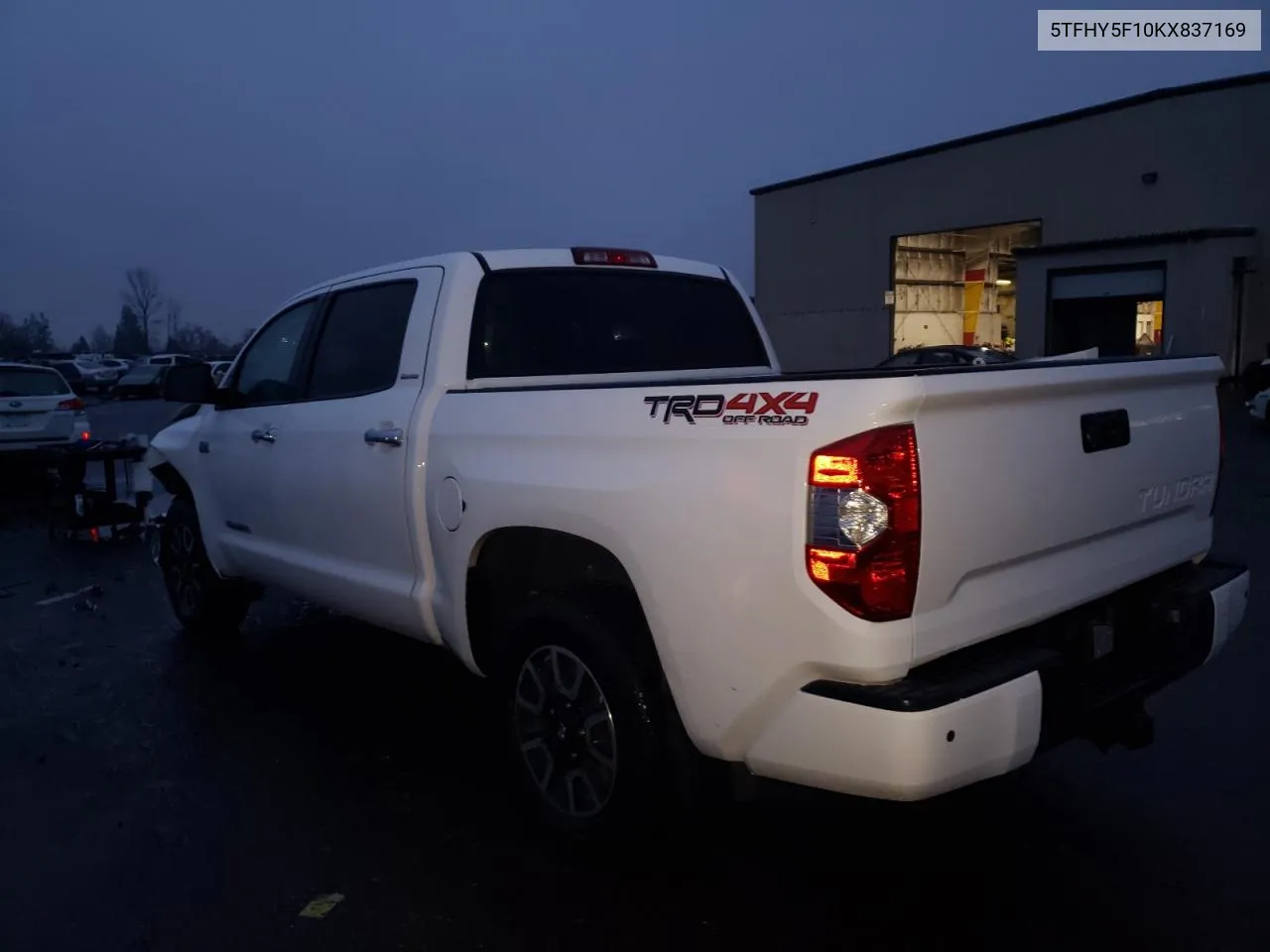 5TFHY5F10KX837169 2019 Toyota Tundra Crewmax Limited