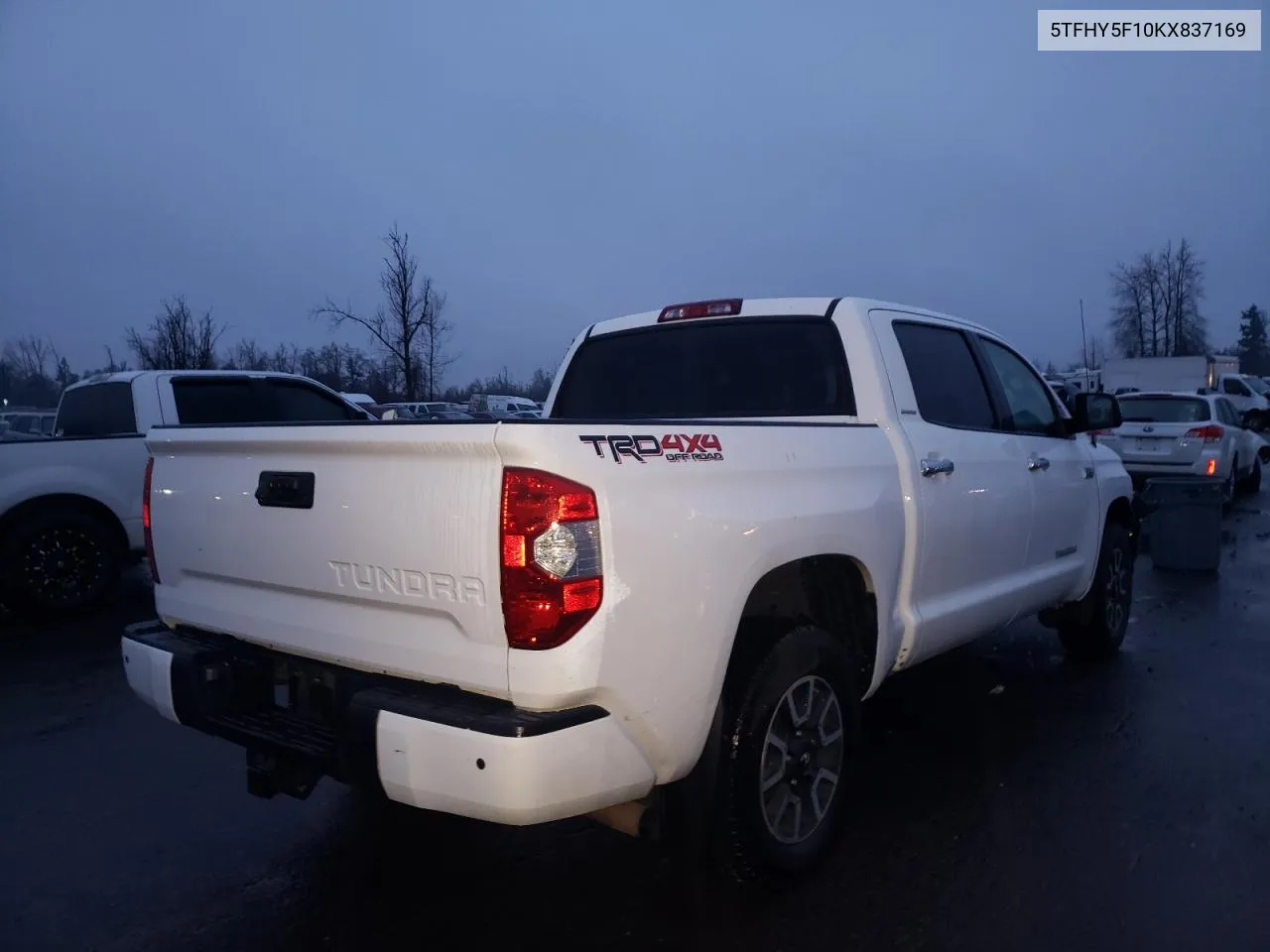 5TFHY5F10KX837169 2019 Toyota Tundra Crewmax Limited