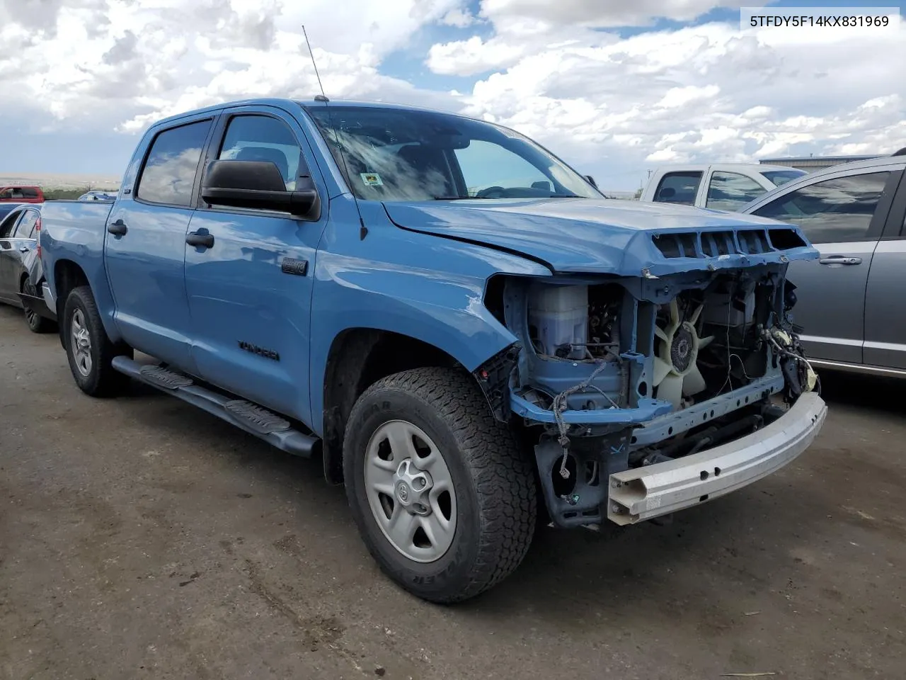 5TFDY5F14KX831969 2019 Toyota Tundra Crewmax Sr5