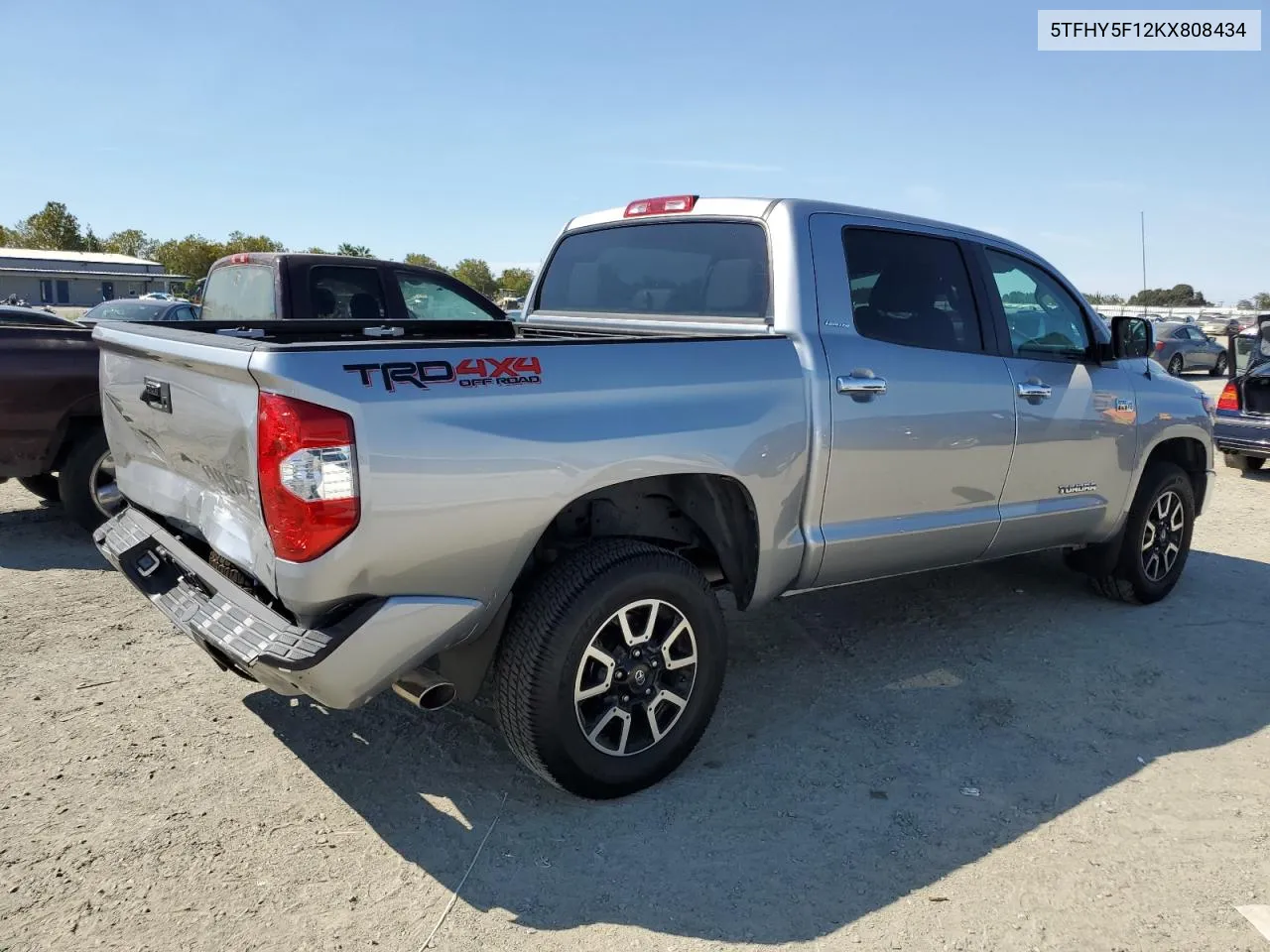 2019 Toyota Tundra Crewmax Limited VIN: 5TFHY5F12KX808434 Lot: 70621544