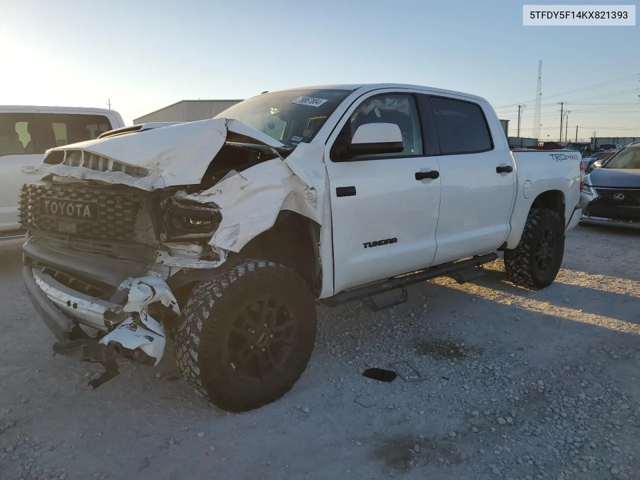 2019 Toyota Tundra Crewmax Sr5 VIN: 5TFDY5F14KX821393 Lot: 70867804