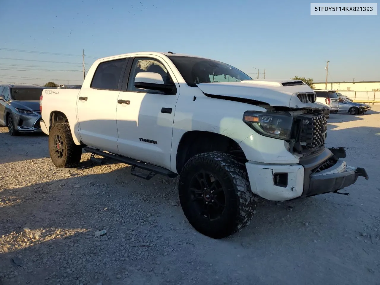 5TFDY5F14KX821393 2019 Toyota Tundra Crewmax Sr5