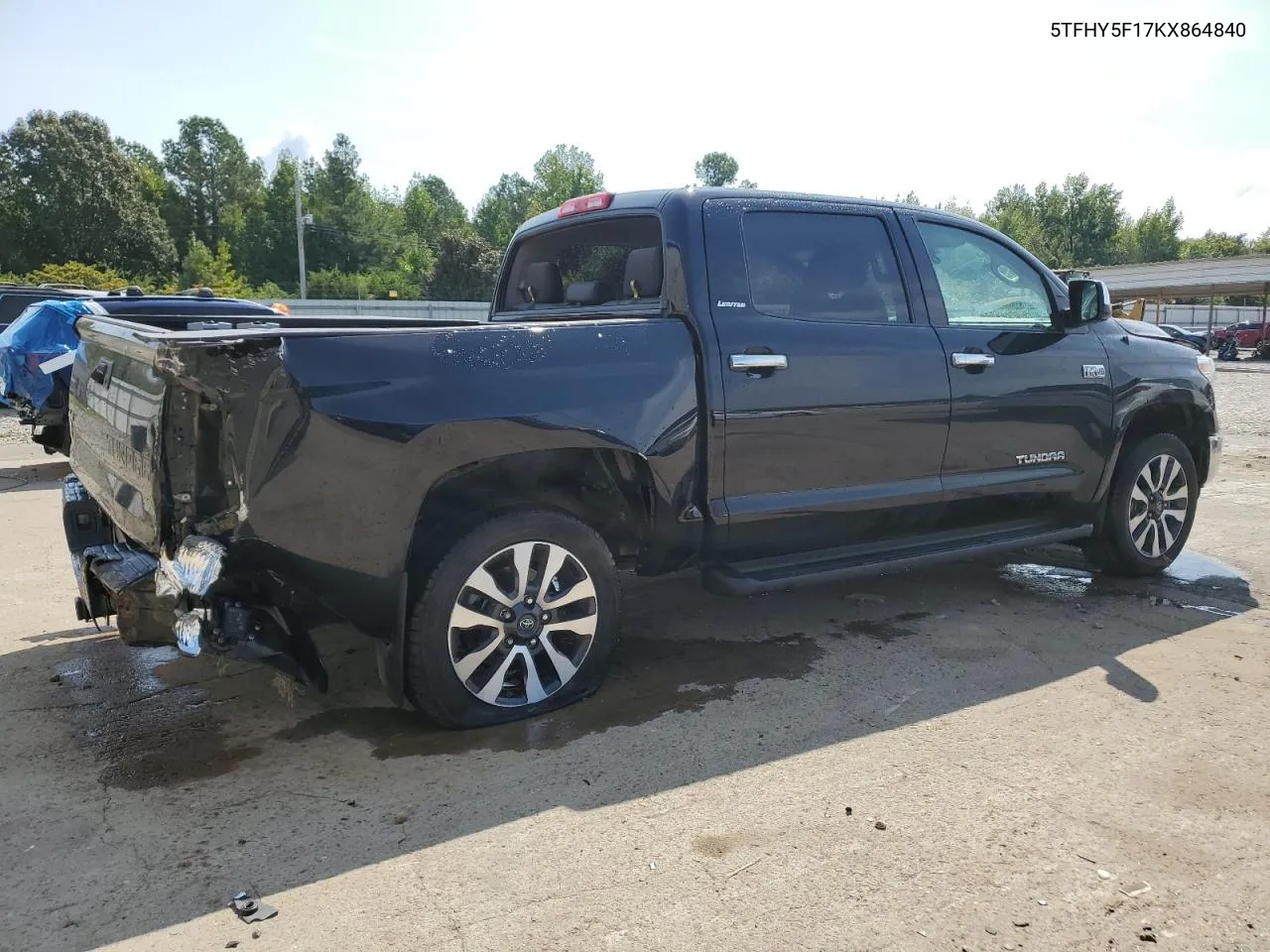 2019 Toyota Tundra Crewmax Limited VIN: 5TFHY5F17KX864840 Lot: 71231984