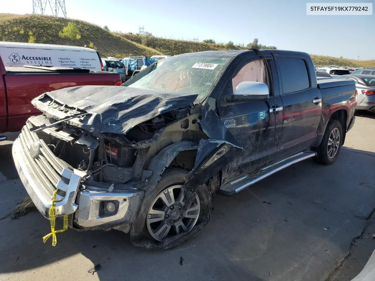 2019 Toyota Tundra Crewmax 1794 VIN: 5TFAY5F19KX779242 Lot: 71379904