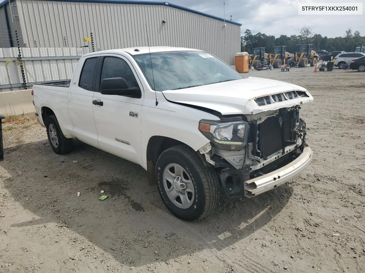 2019 Toyota Tundra Double Cab Sr VIN: 5TFRY5F1XKX254001 Lot: 71522074