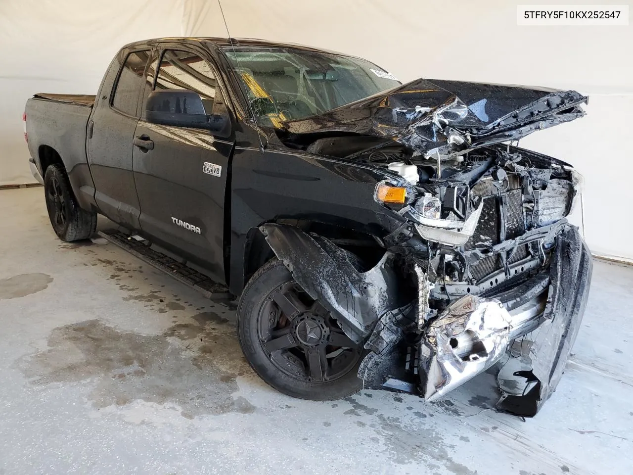 2019 Toyota Tundra Double Cab Sr VIN: 5TFRY5F10KX252547 Lot: 71809314