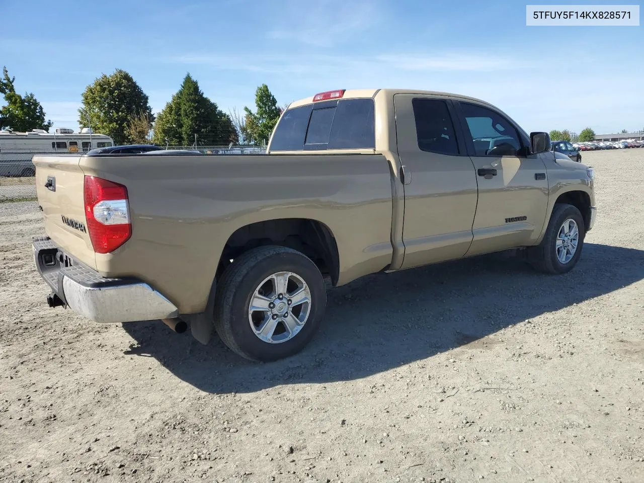 2019 Toyota Tundra Double Cab Sr VIN: 5TFUY5F14KX828571 Lot: 71980224