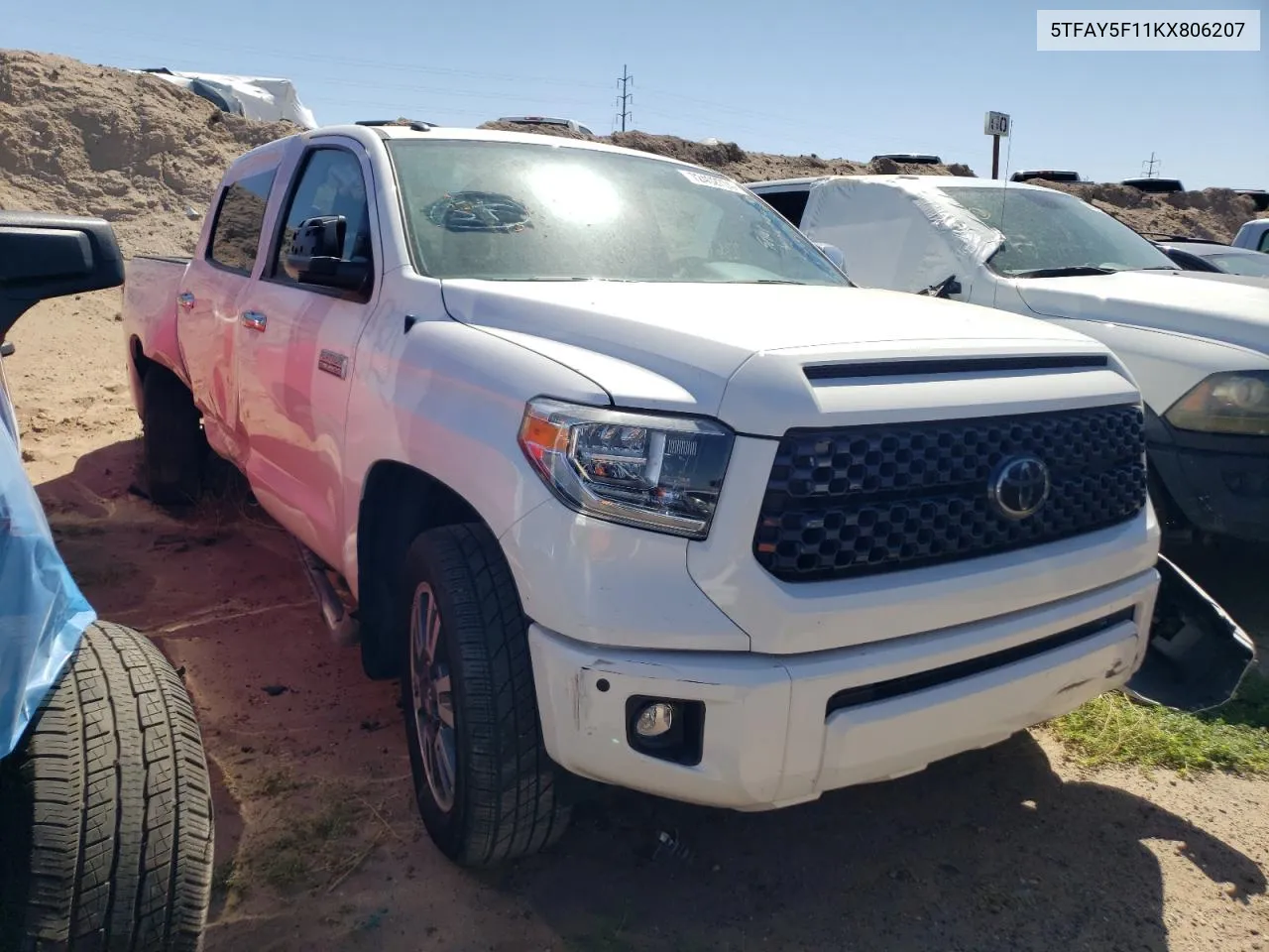 2019 Toyota Tundra Crewmax 1794 VIN: 5TFAY5F11KX806207 Lot: 72402774